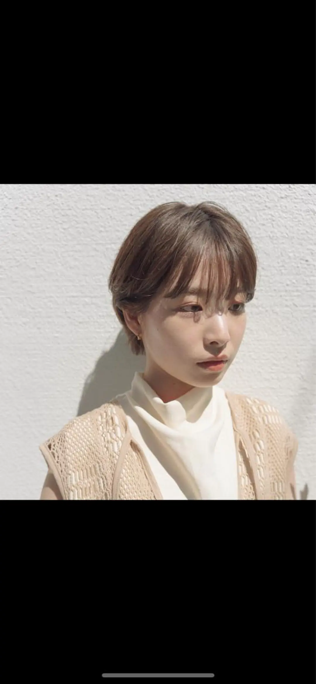 ショート タンバルモリパーマ 礒井メンキのヘアスタイル