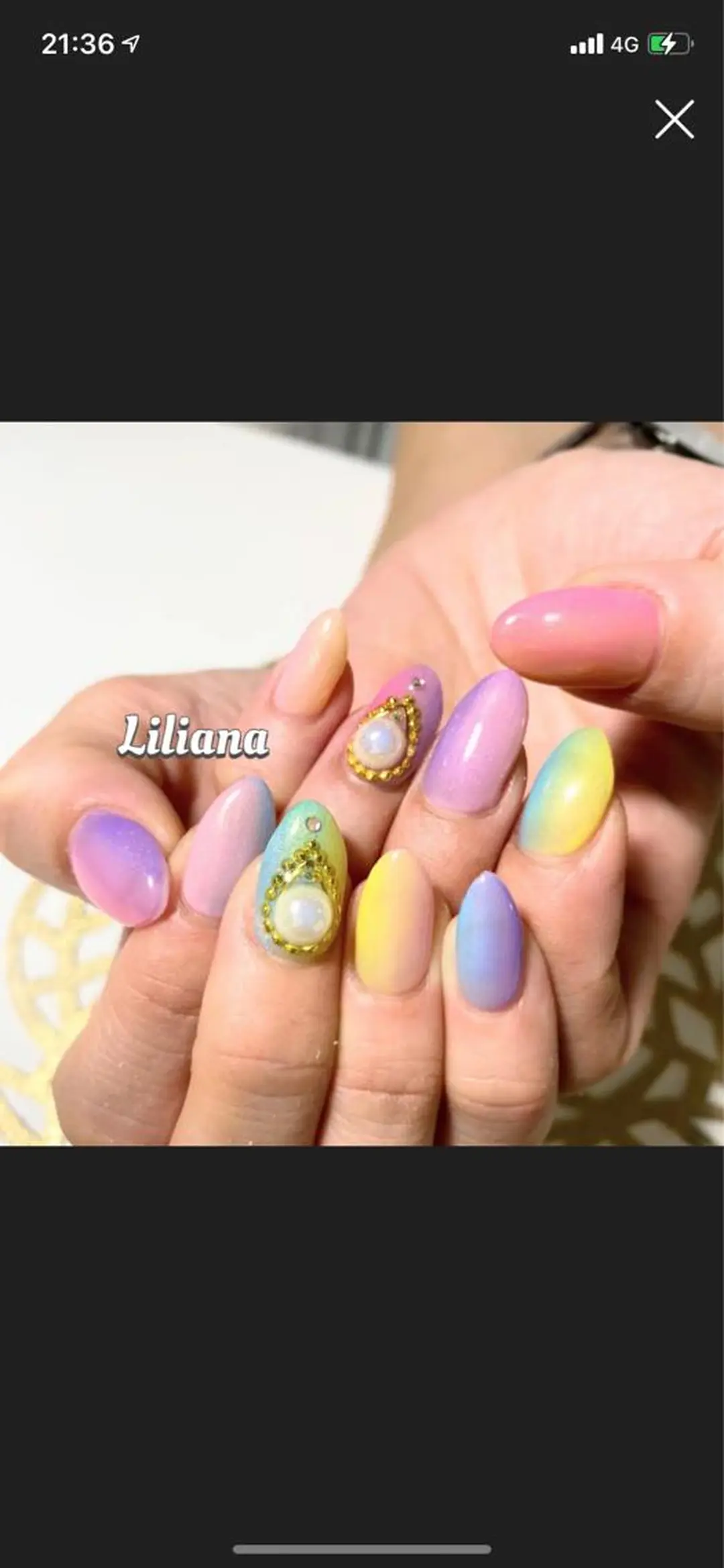 ネイル 艶々の美爪を〜 【リリアーナ】のネイルデザイン