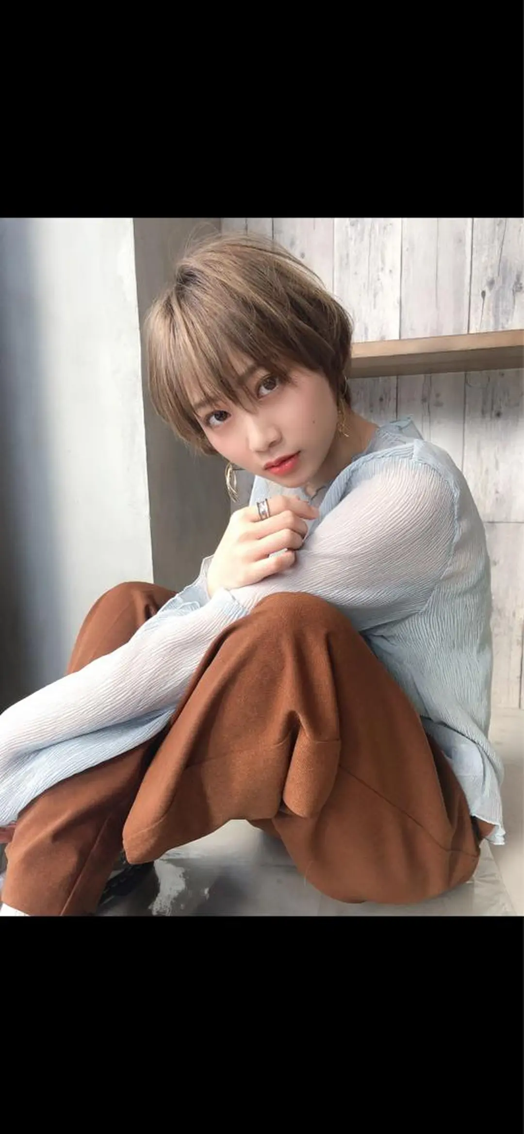 ショート カラー ヘアアレンジ 似合わせカット ショートヘア 小顔カット カット トリートメント 山本 悠太のヘアスタイル