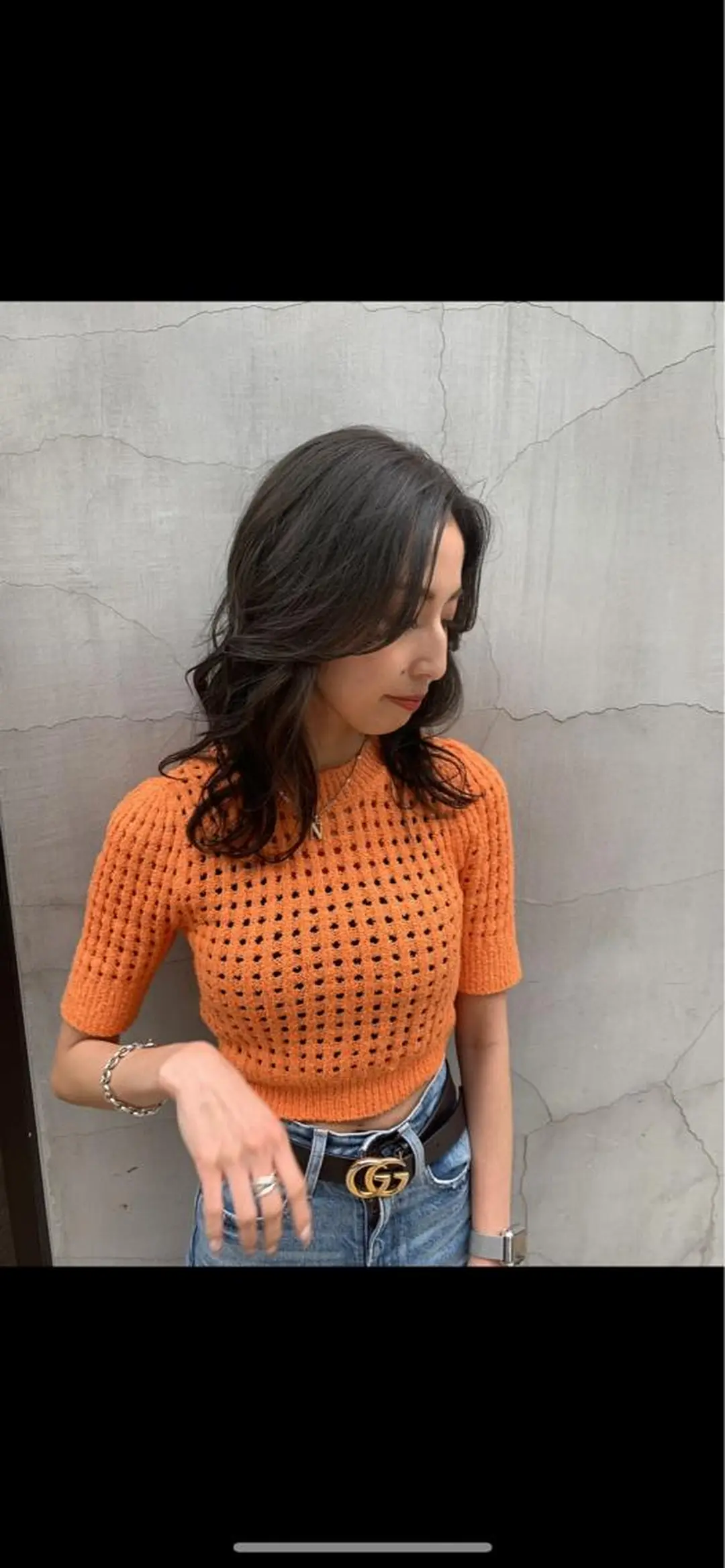 セミロング カラー グレージュ オリーブグレージュ オリーブグレー 深沢 秀のヘアスタイル