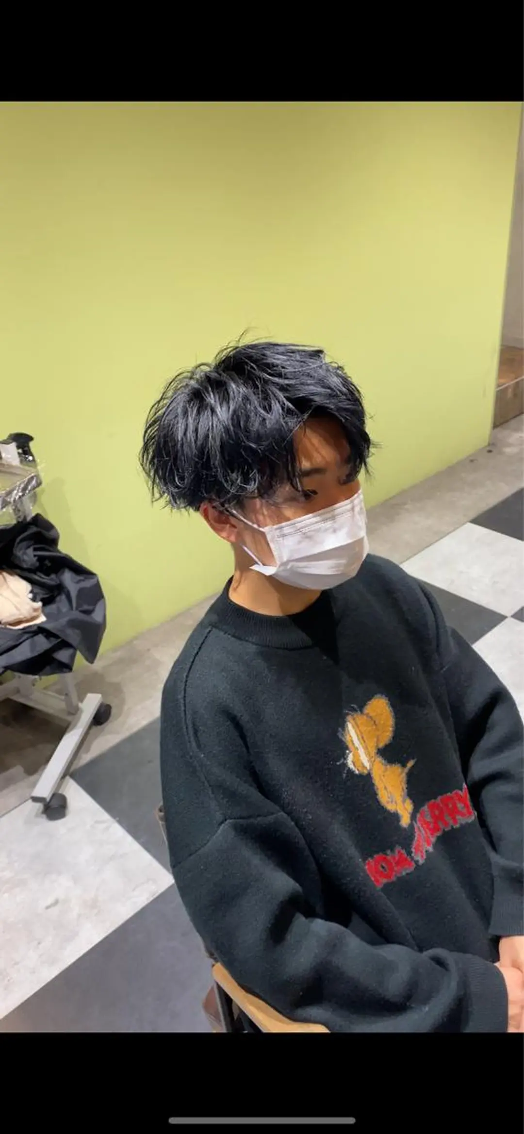 メンズ 透明感ブリーチ/ メンズパーマのヘアスタイル