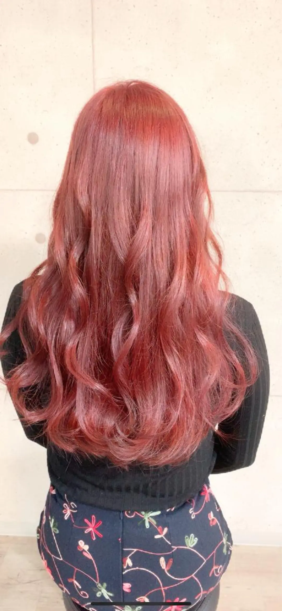 ロング ヘアカラー トリートメント Selene hair OSAKAのヘアスタイル