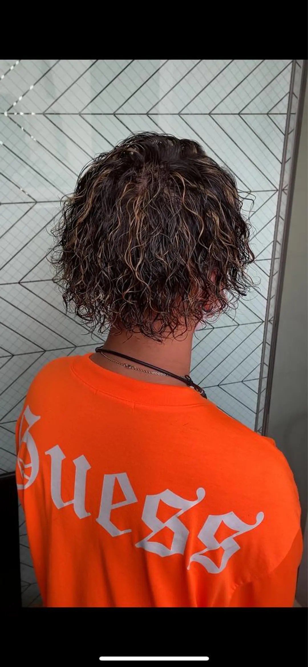 カラー パーマ メンズ メンズメッシュ メッシュ Le'a所属・渋谷/フェード/ 國分 翔のヘアスタイル