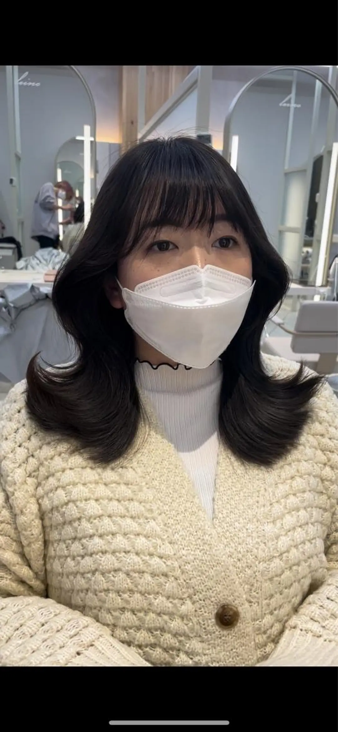 ミディアム カラー カット ヘアカラー トリートメント 顔周り/透明感カラー /韓国ヘア/TAKUのヘアスタイル