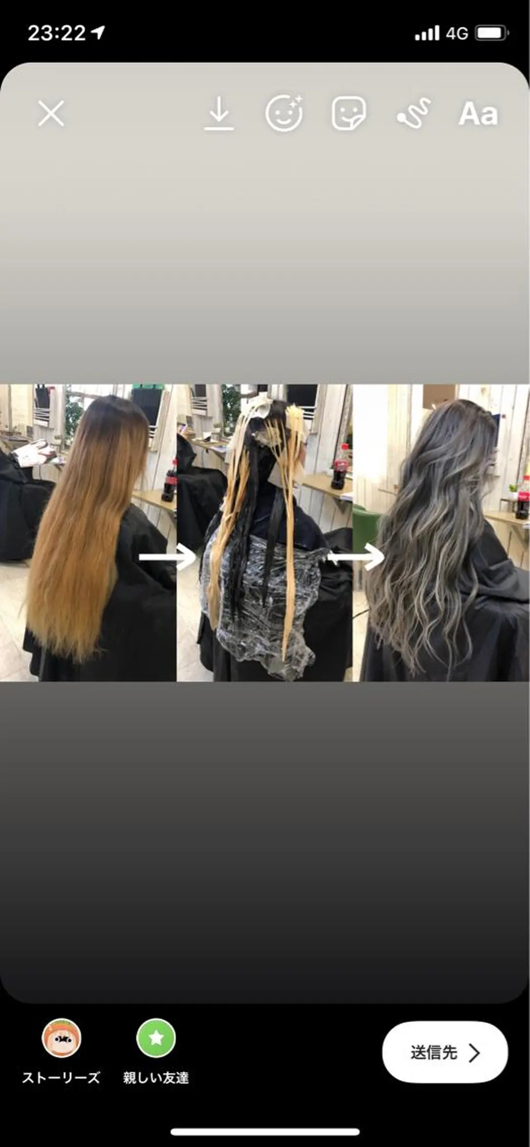 ロング カット ヘアカラー 韓国レイヤー外国人風 透明感カラー髪質改善のヘアスタイル