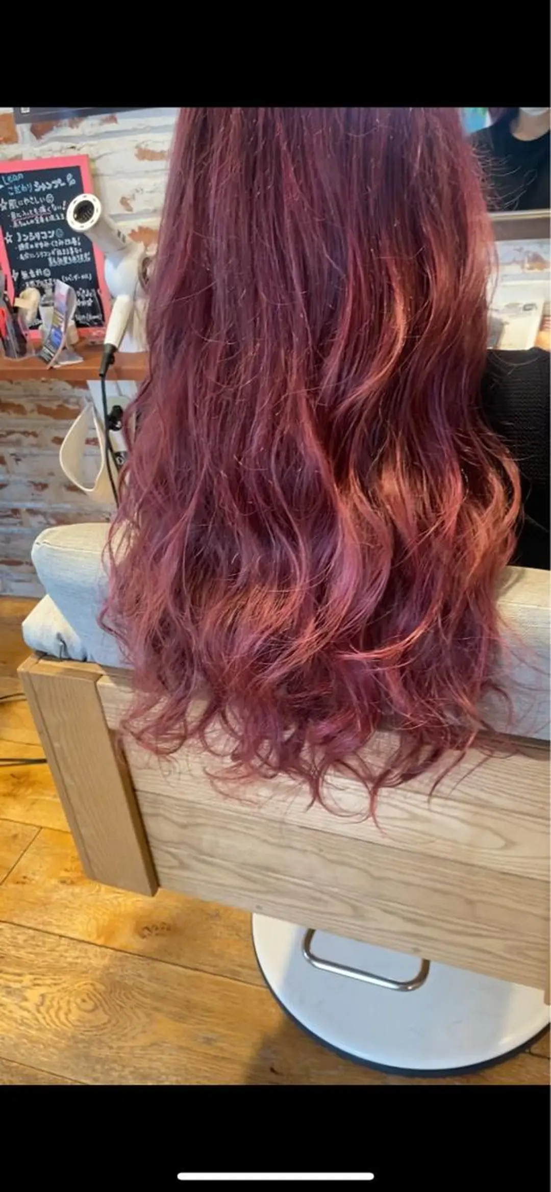 ロング カラー ピンクカラー ローズカラー ハイトーン/ ダブルカラー/透明感のヘアスタイル