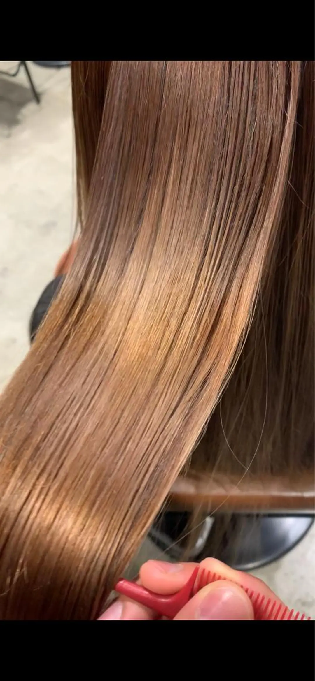 カラー 韓国ヘア♡ 顔まわりカットayaのヘアスタイル