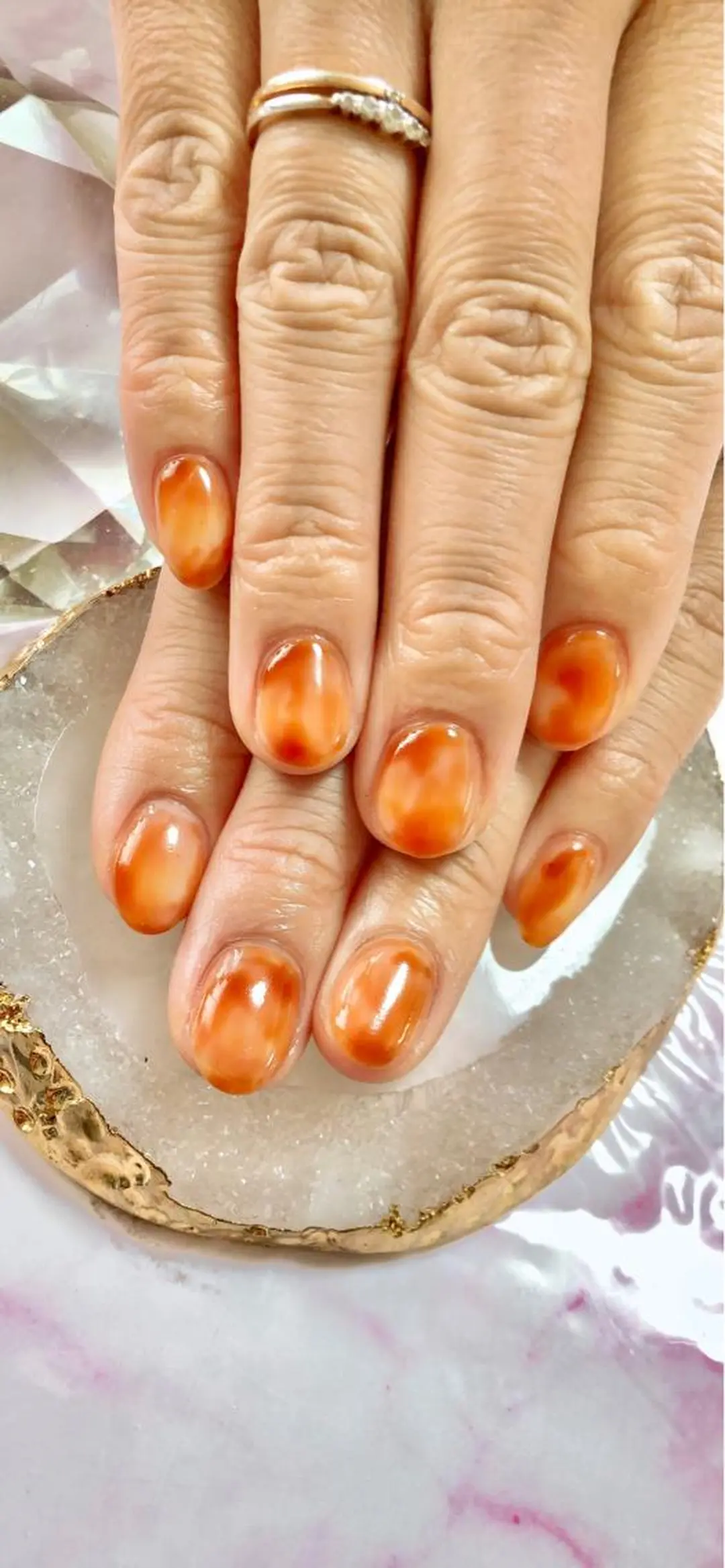 ショート カラー キッズ ネイル マツエク・マツパ ハンドネイル ハンドケア 💎ビューティサロン 湘南　RIRAN💎のネイルデザイン