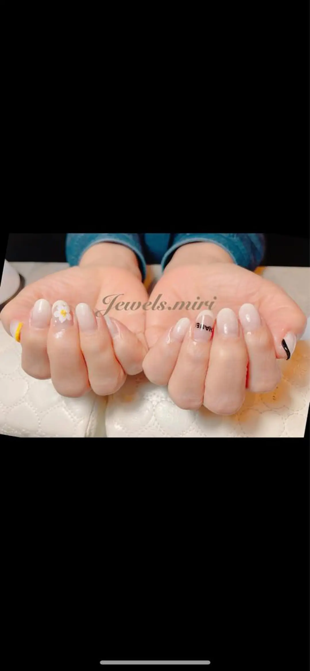 ネイル アートネイル フラワーネイル フレンチネイル ジェルネイル グラデーション Jewels nail lily 白楽所属・ネイルサロン Jewels Mのネイルデザイン