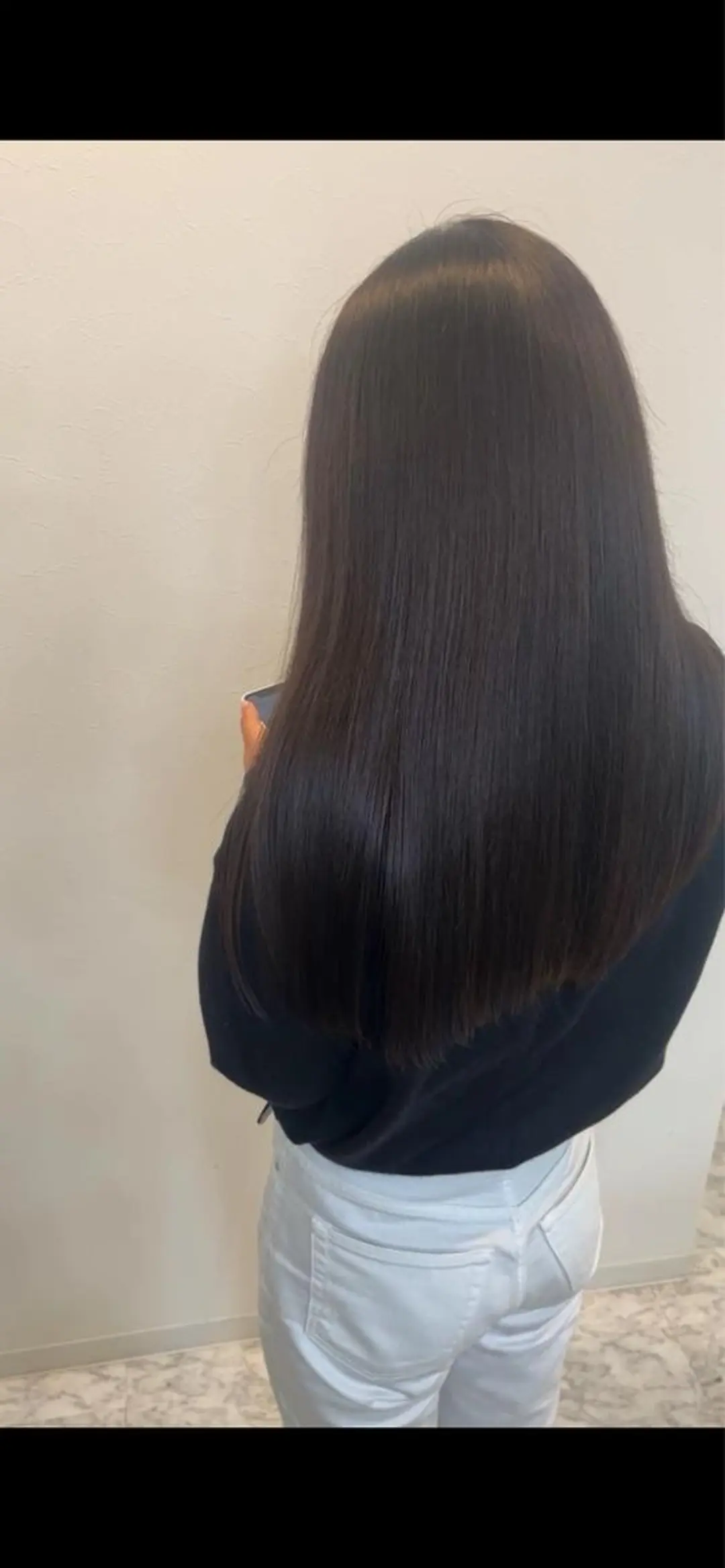 ロング カラー 透明感カラー グレージュ 髪質改善 ヘアカラー トリートメント NANOHA なのはのヘアスタイル