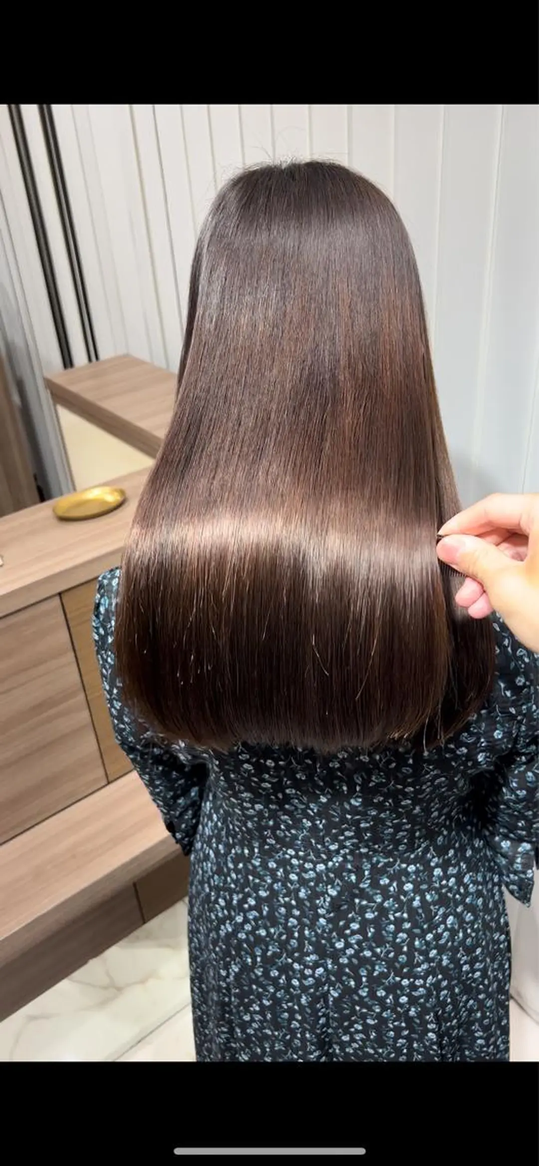 ロング 縮毛矯正 レイヤー×韓国 🇰🇷鈴木啓太のヘアスタイル