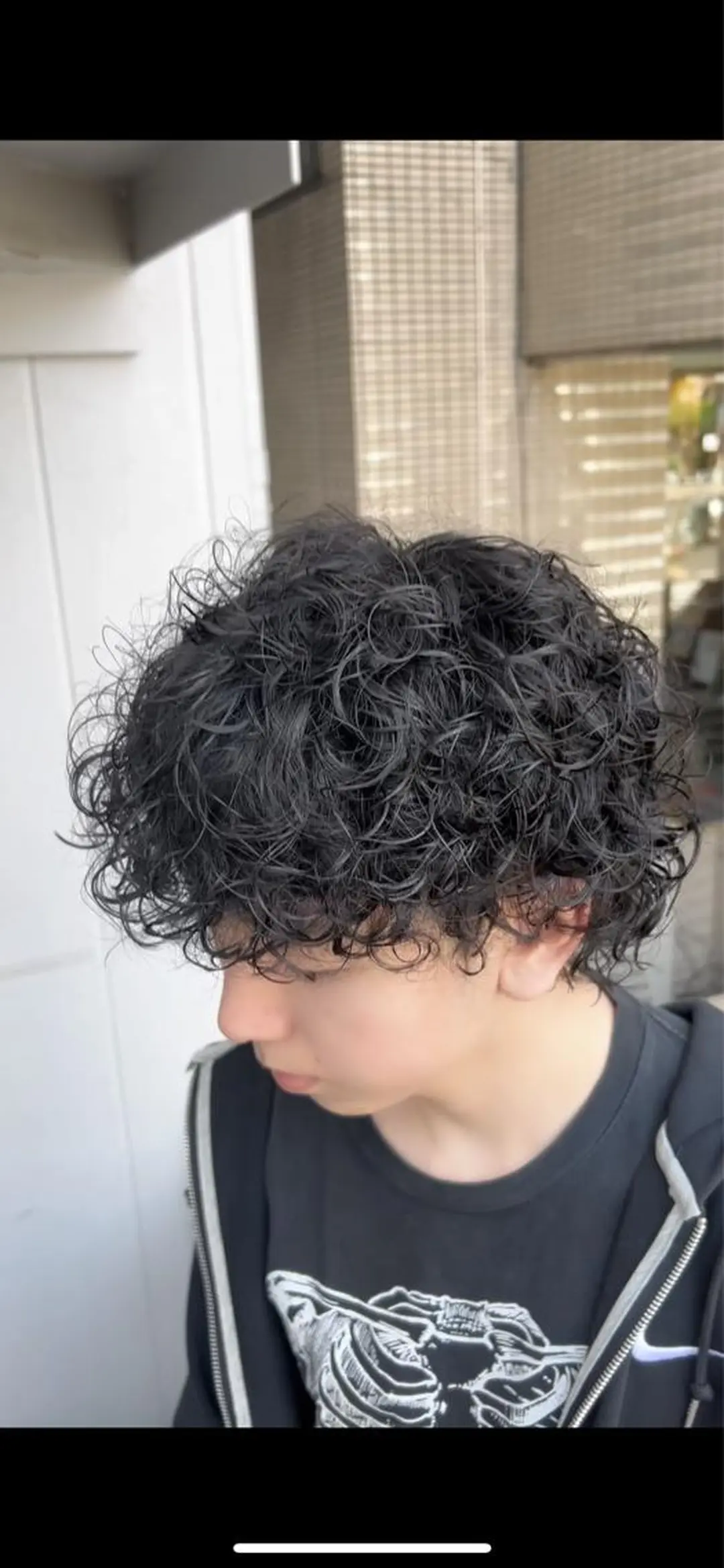 パーマ メンズ 曲がる縮毛矯正 LIBER 　岩名のヘアスタイル