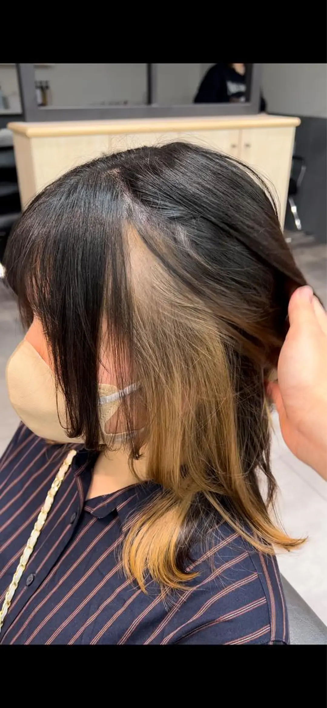 ロング カラー ベージュカラー インナーカラー ヘアカラー トリートメント 🌞レイヤー×カラー 前川那津美🌞のヘアスタイル