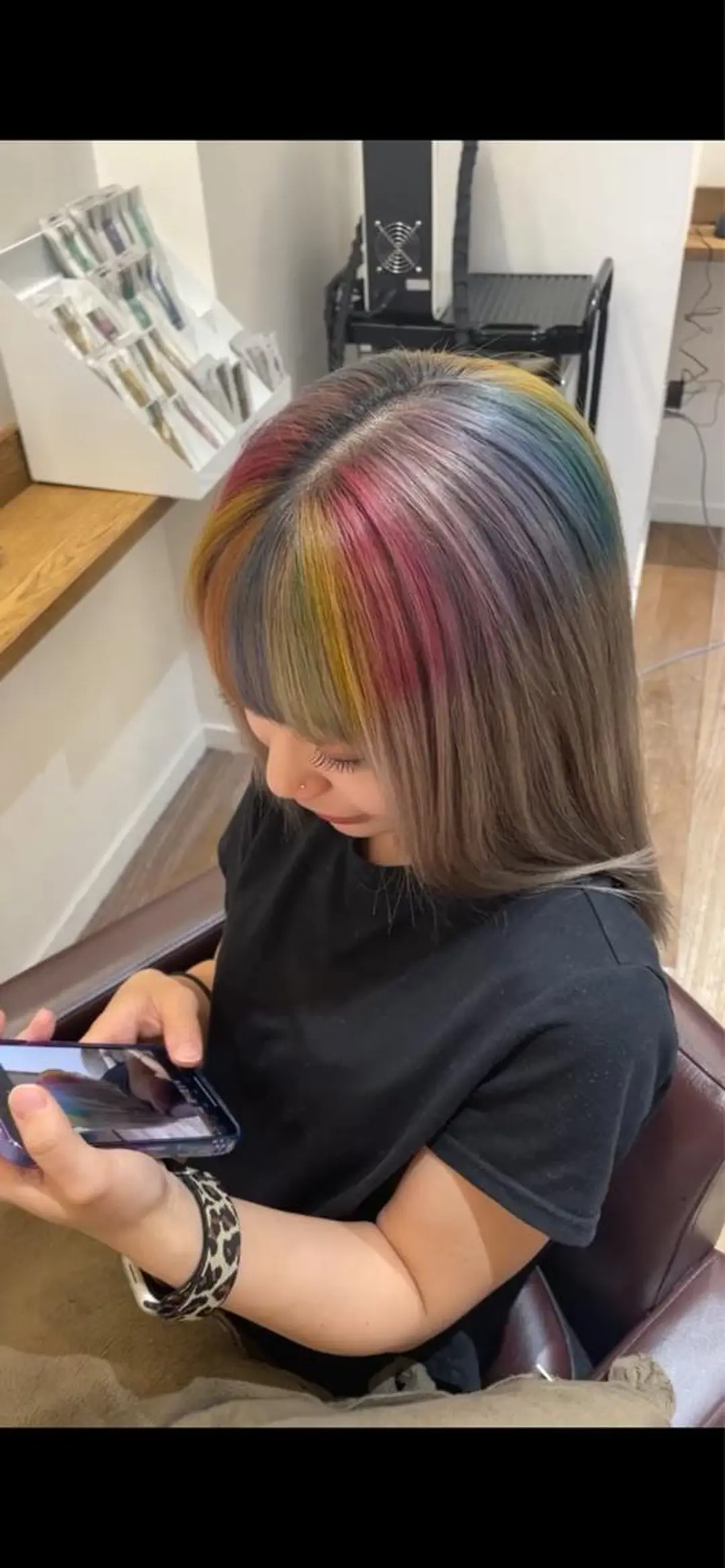 セミロング 栗林 茉那のヘアスタイル