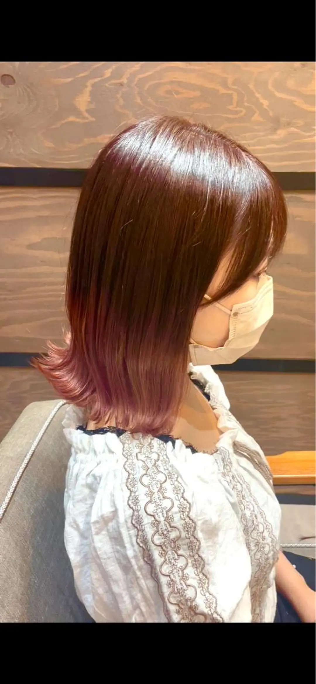 ミディアム カラー 韓国レイヤー/髪質 改善/縮毛🤍吉田のヘアスタイル