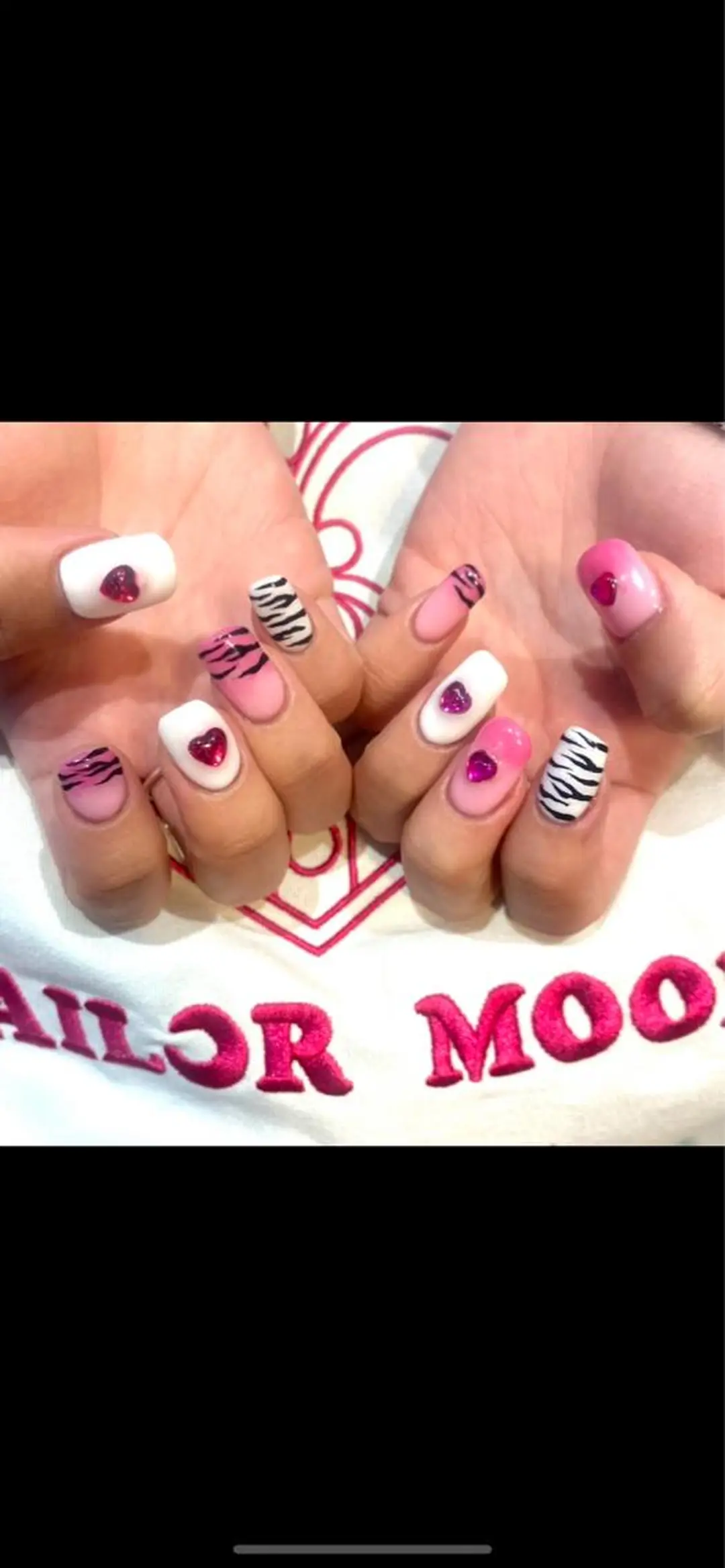 ネイル ハート ピンク 春ネイル ハンドネイル ∴Sanae. ∴ トータルビューティーのネイルデザイン