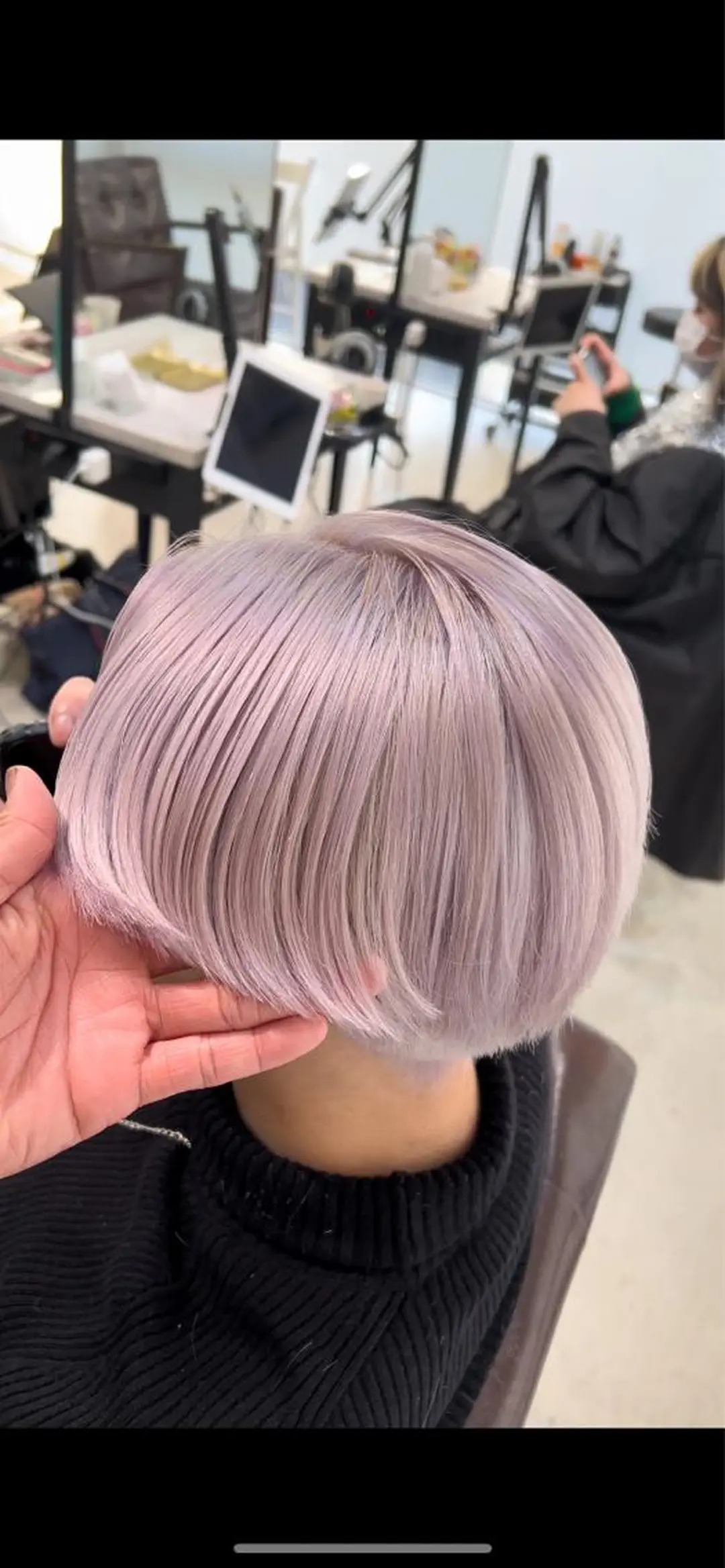 ショート カラー ROIS表参道所属・ケアブリーチ/ ブリーチ/Kazuoのヘアスタイル