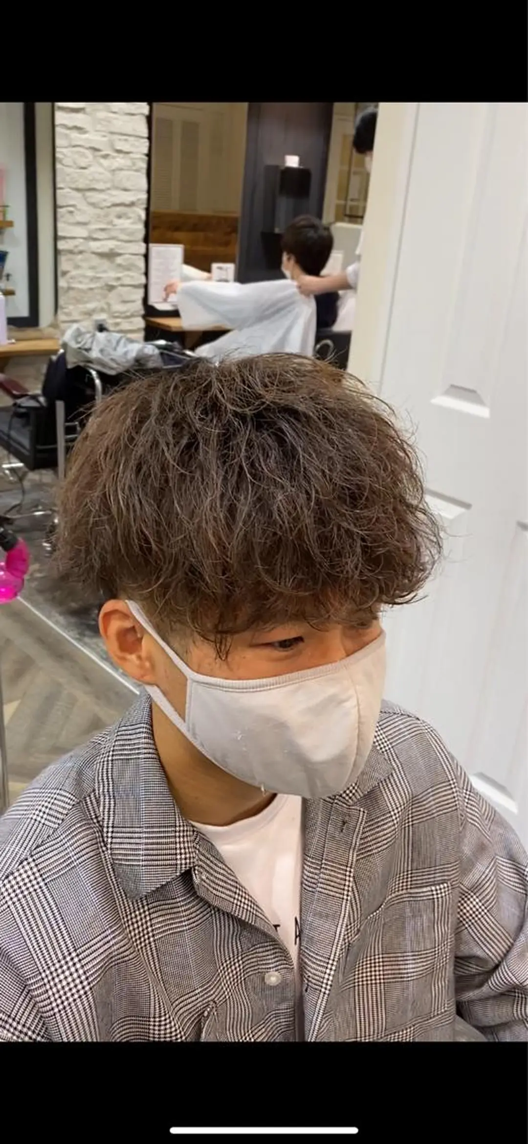 ショート パーマ カット パーマ Re.Meiro(リ・メイロ)所属・メンズカット/ 沖縄市/村田亮太のヘアスタイル