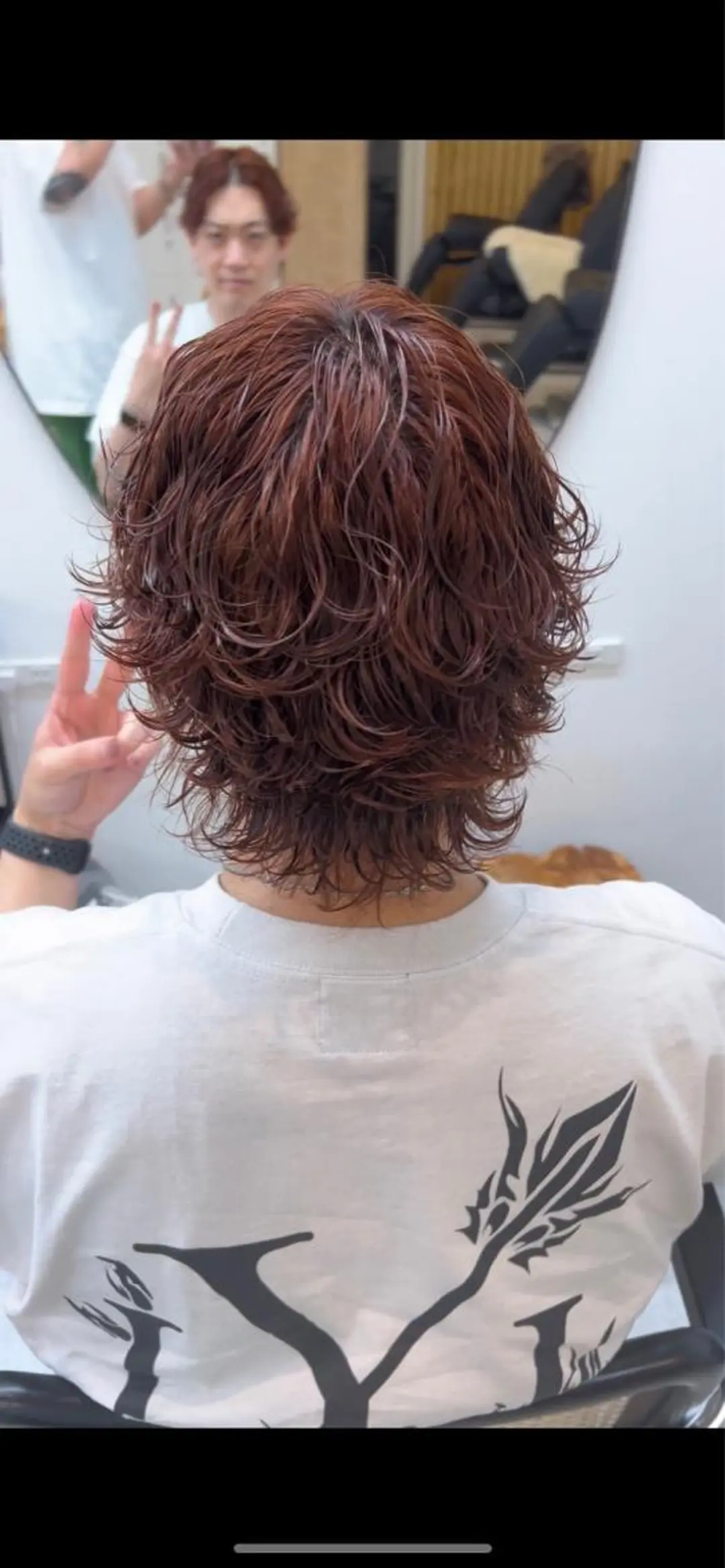 パーマ メンズ カット パーマ .Hallis所属・🔥メンズ特化🔥 永瀬椋のヘアスタイル