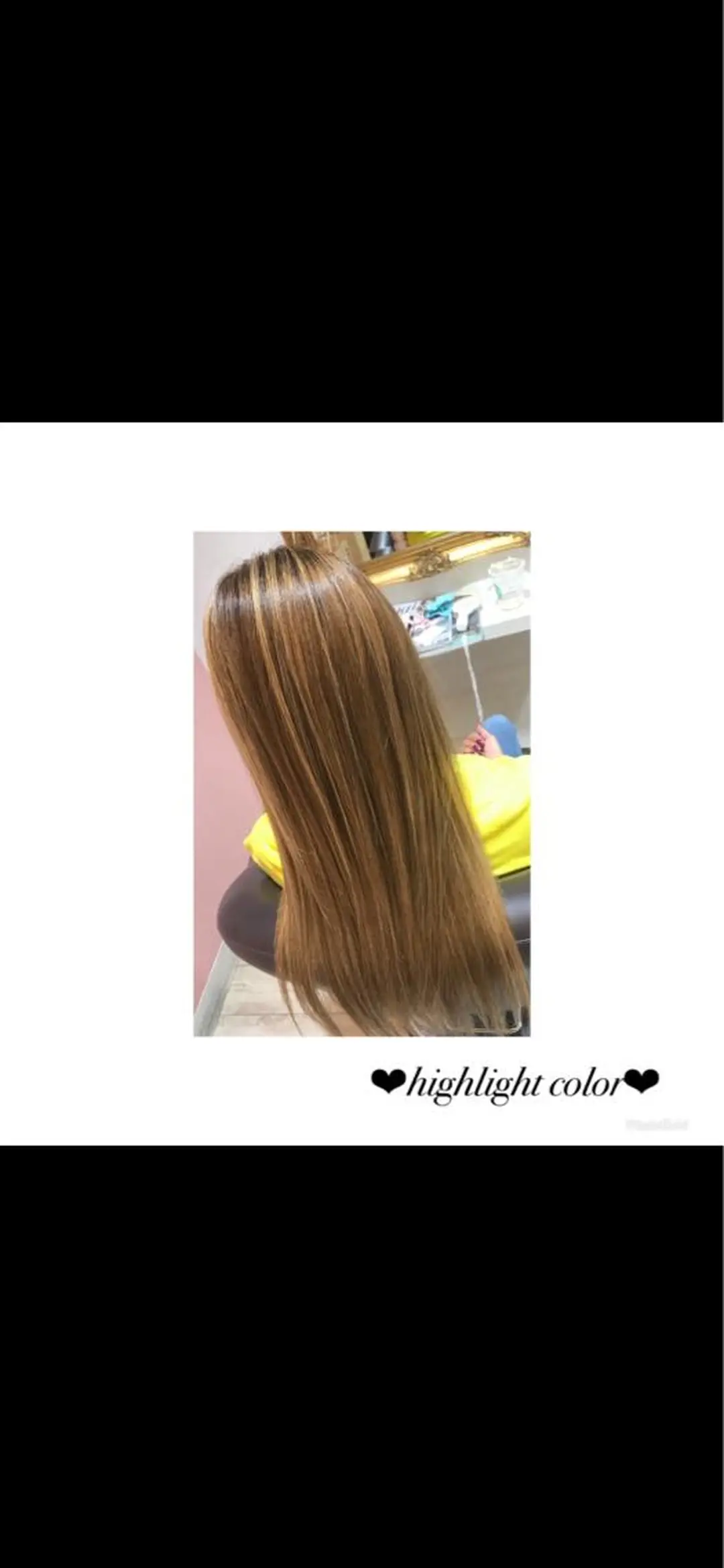 ロング イエローカラー ハイライト ヘアカラー トリートメント 美髪ヘア 🤍erikaのヘアスタイル