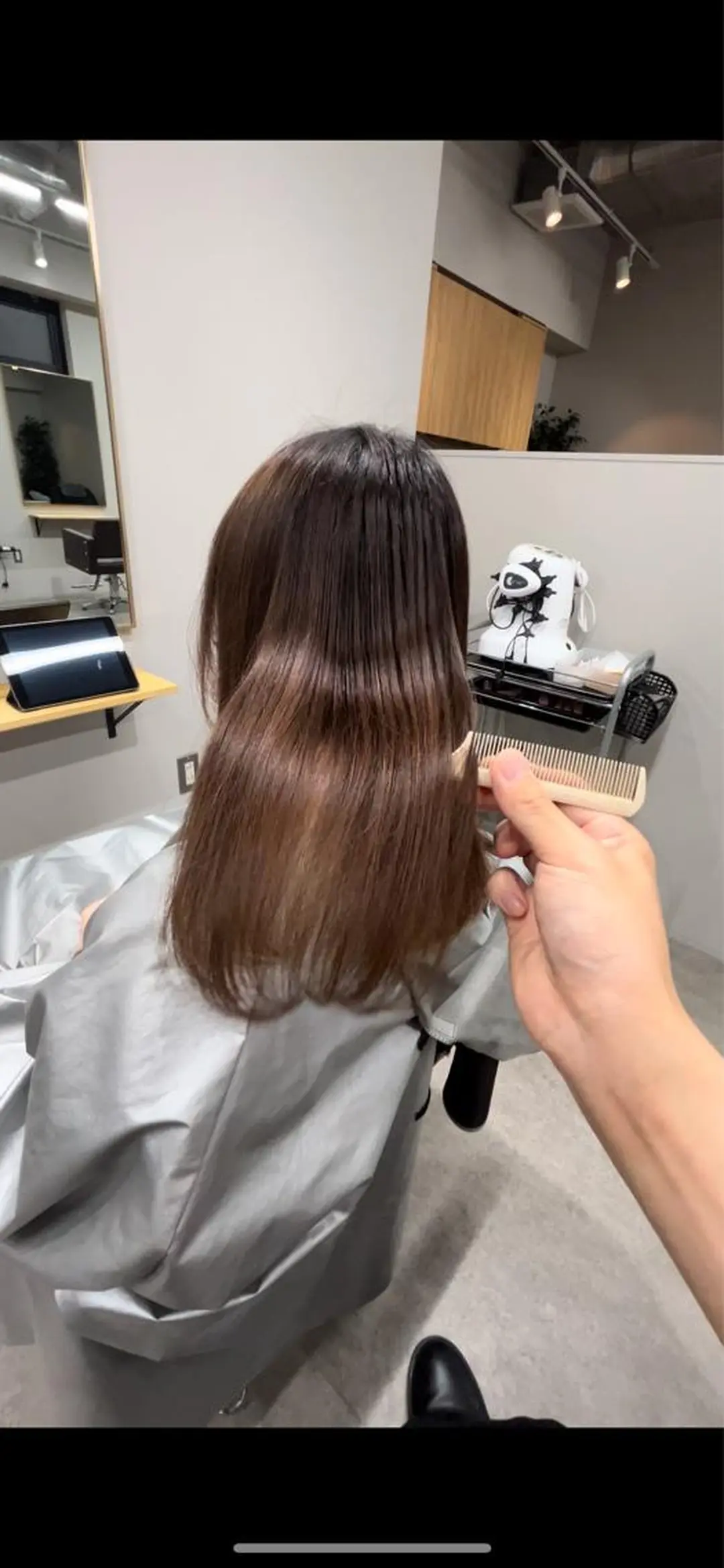 ミディアム 縮毛矯正 縮毛矯正 juhl/髪質改善/ 縮毛矯正/遠藤航平のヘアスタイル