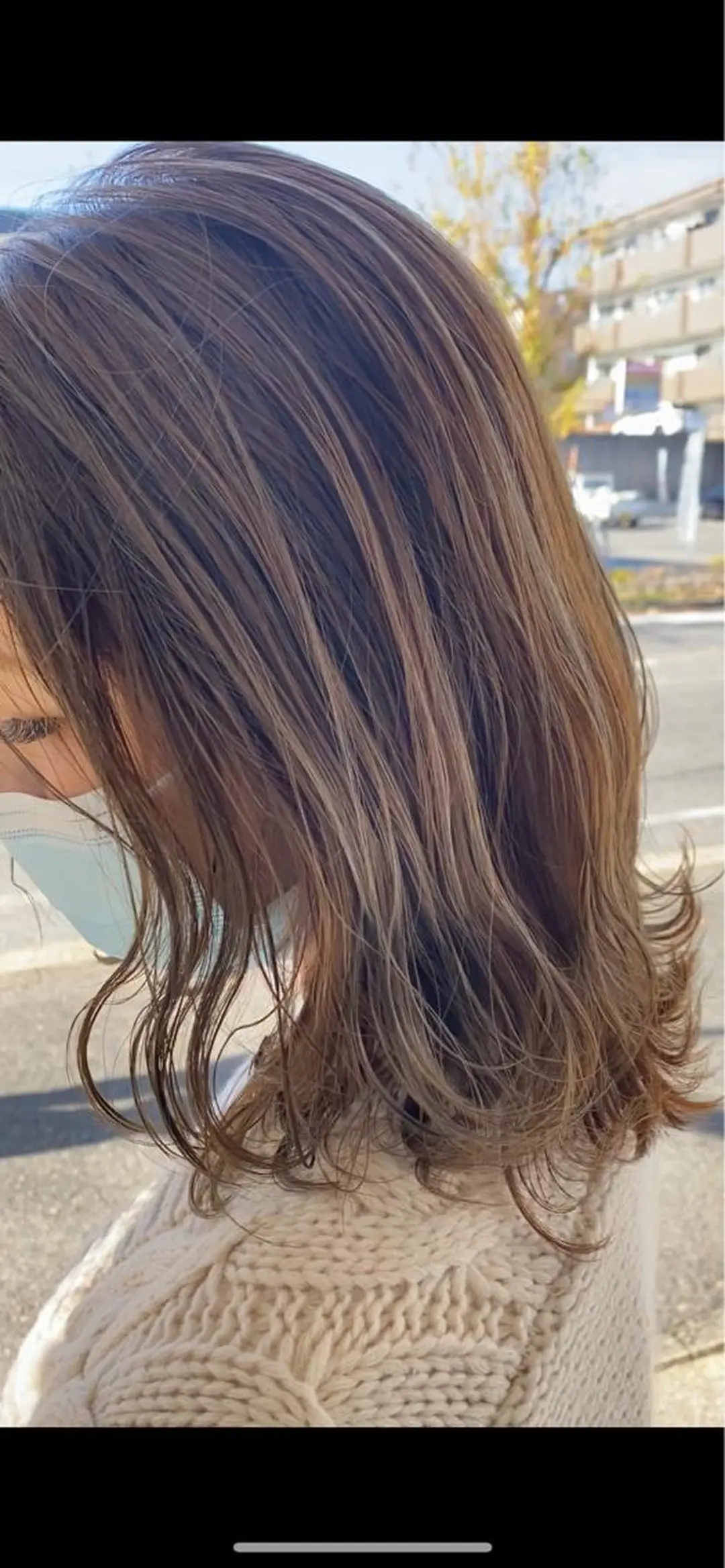 セミロング カラー Gain池下 レディースのヘアスタイル