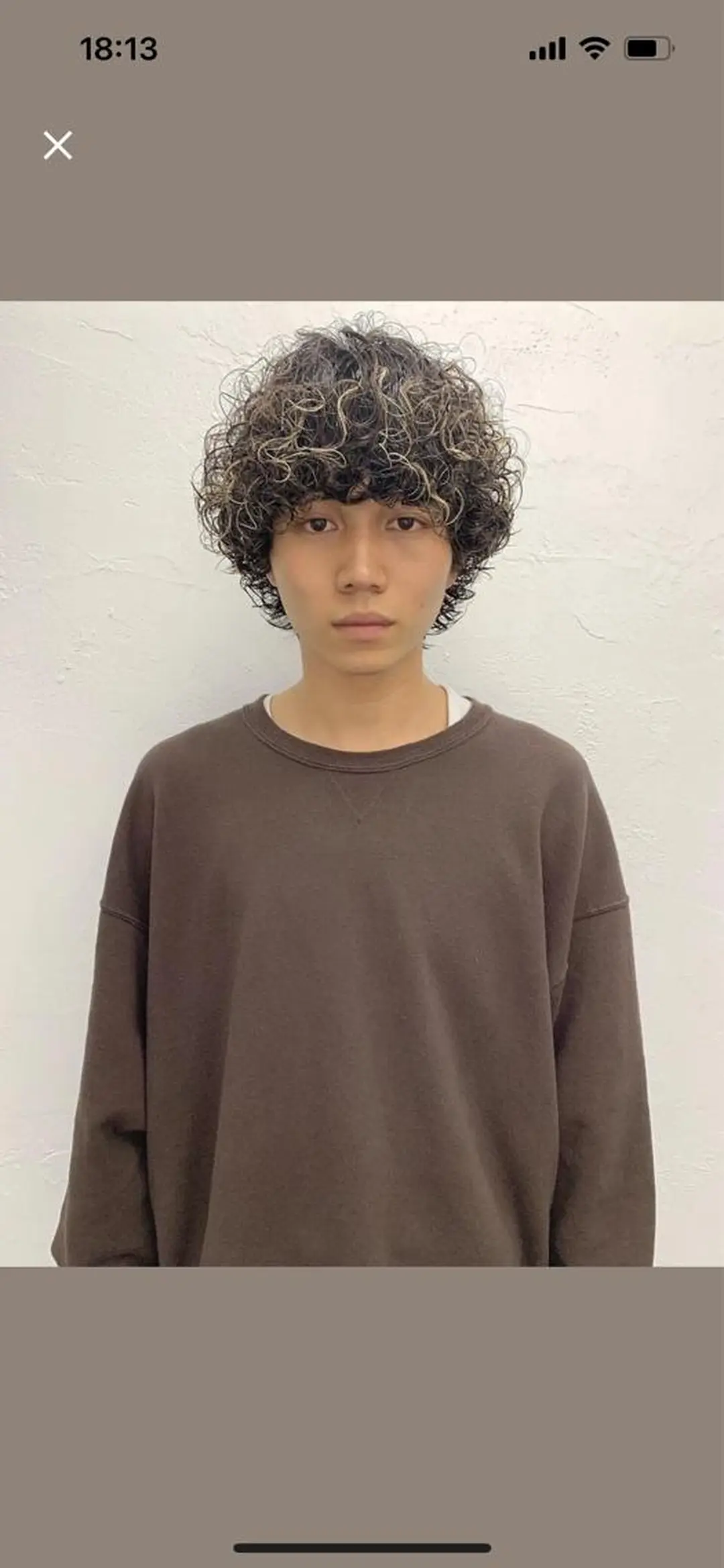 パーマ メンズ 藤澤 春菜  /  ACAのヘアスタイル