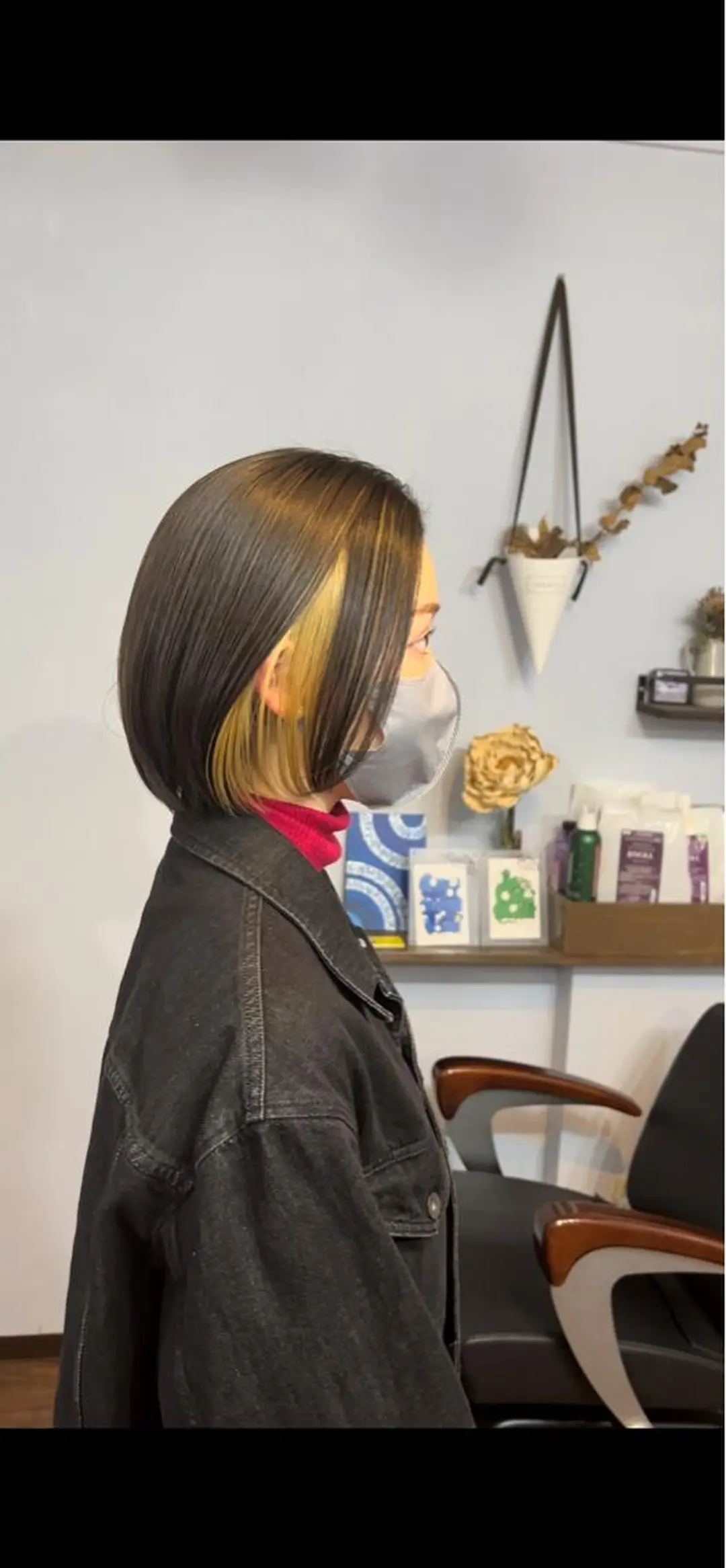 ショート カラー イヤリングカラー インナーカラー カット ヘアカラー トリートメント 🌈美髪✂︎艶色🎨 頭皮改善🍀TAKUのヘアスタイル