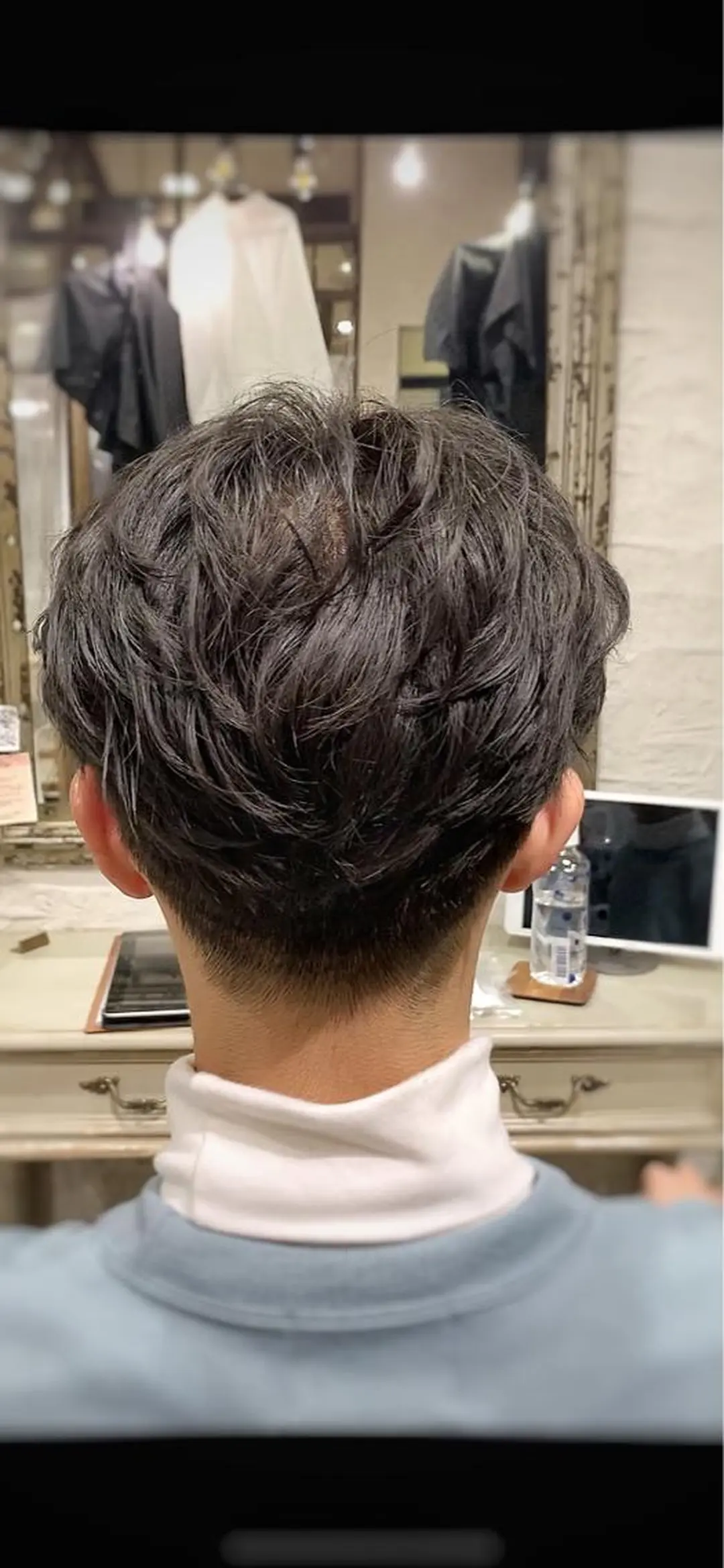 パーマ メンズ センターパート メンズパーマ メンズStylist 山根慧のヘアスタイル