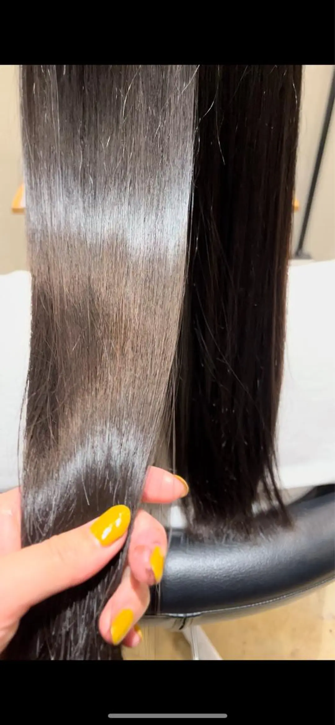 ロング えんぐちとも／透明感 カラー／博多ボブのヘアスタイル