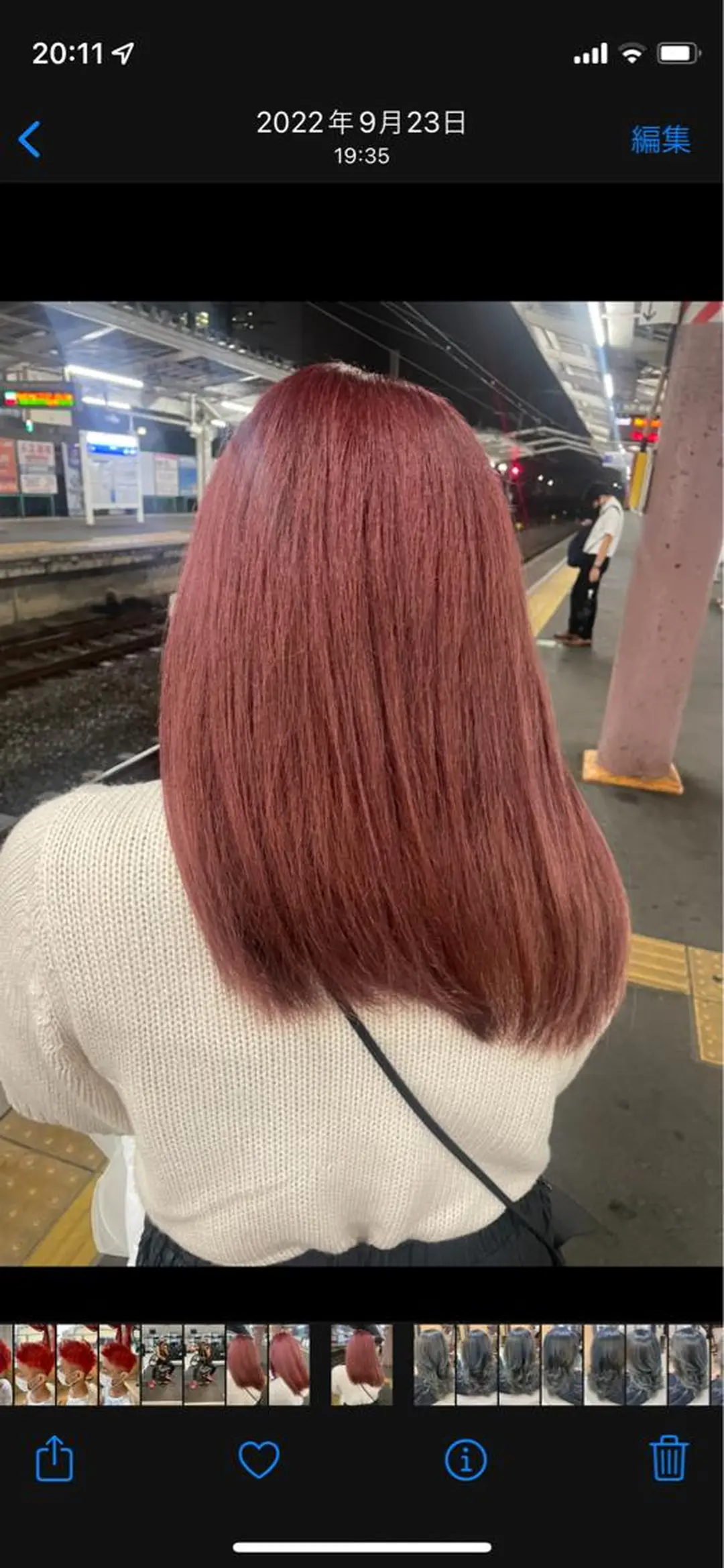 セミロング カラー 透明感カラー✨艶髪 制作🌱山根あゆみのヘアスタイル