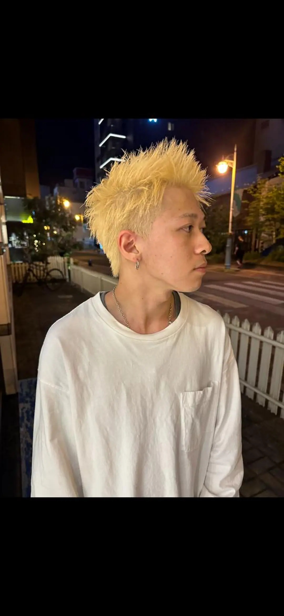 ショート カラー メンズ メンズブリーチ ブリーチ 抜きっぱなしブロンド Lita（リタ）所属・十希羽 / Litaのヘアスタイル