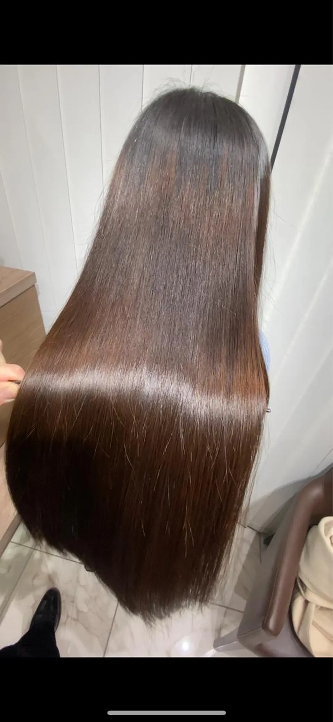 ロング 縮毛矯正 レイヤー×韓国 🇰🇷鈴木啓太のヘアスタイル