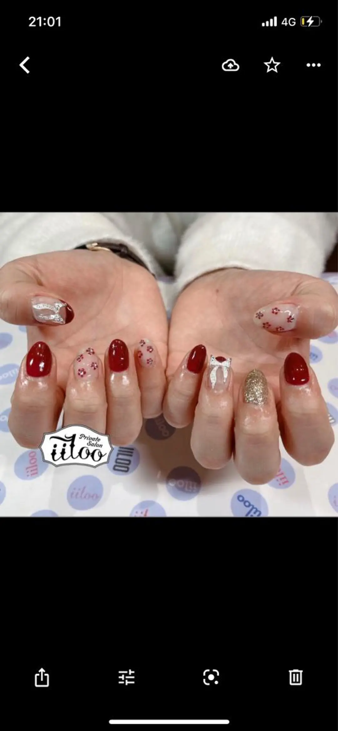 ネイル iiloo aromaworksのネイルデザイン