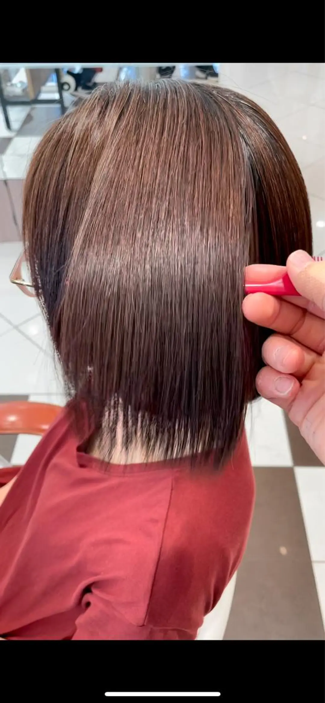 ミディアム end roll/ 白楽美容室/ユウタのヘアスタイル