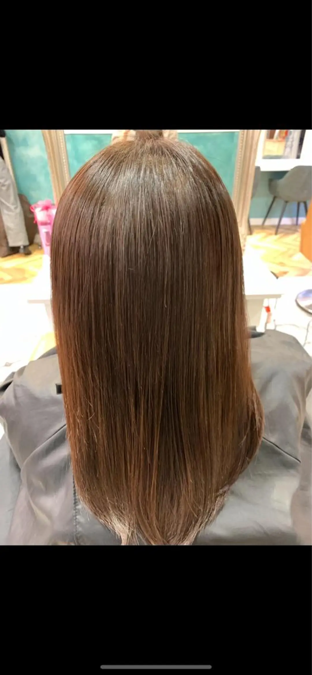 セミロング ケアカラー/縮毛矯正 /レイヤー/板垣光采のヘアスタイル