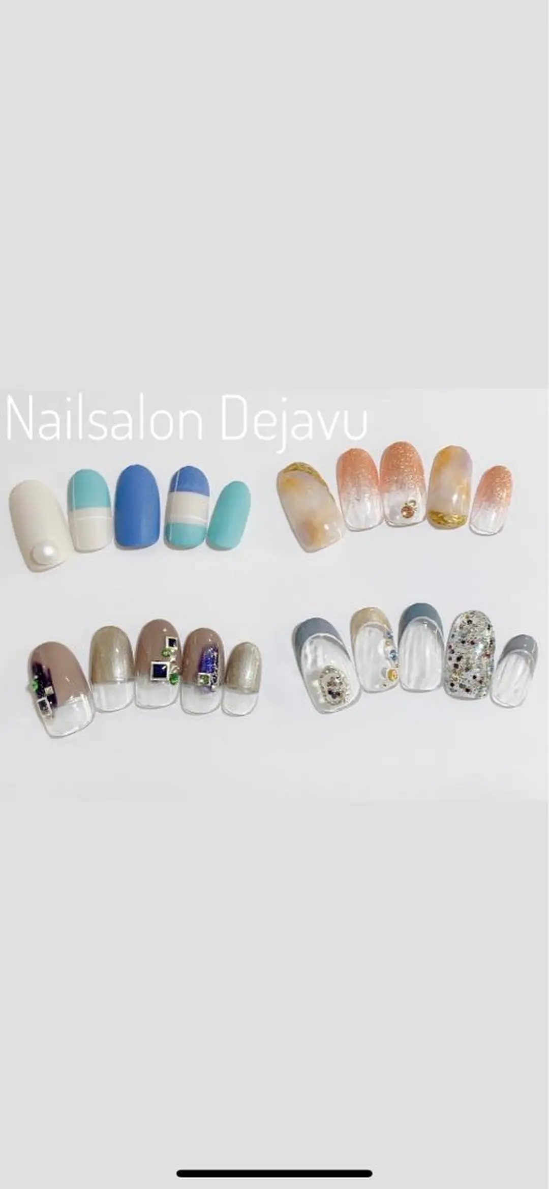 ネイル アートネイル フレンチネイル グラデーション ワンカラーネイル ハンドネイル Dejavu所属・Nail salon Dejavu 🌿のネイルデザイン