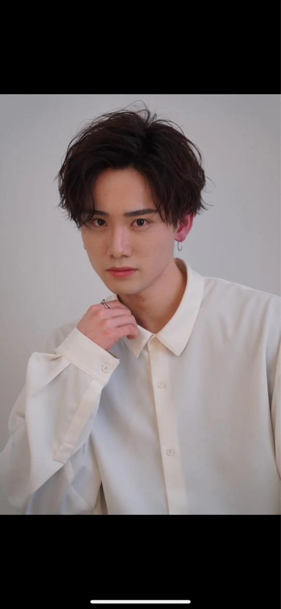 メンズ 透明感ブリーチ/ メンズパーマのヘアスタイル