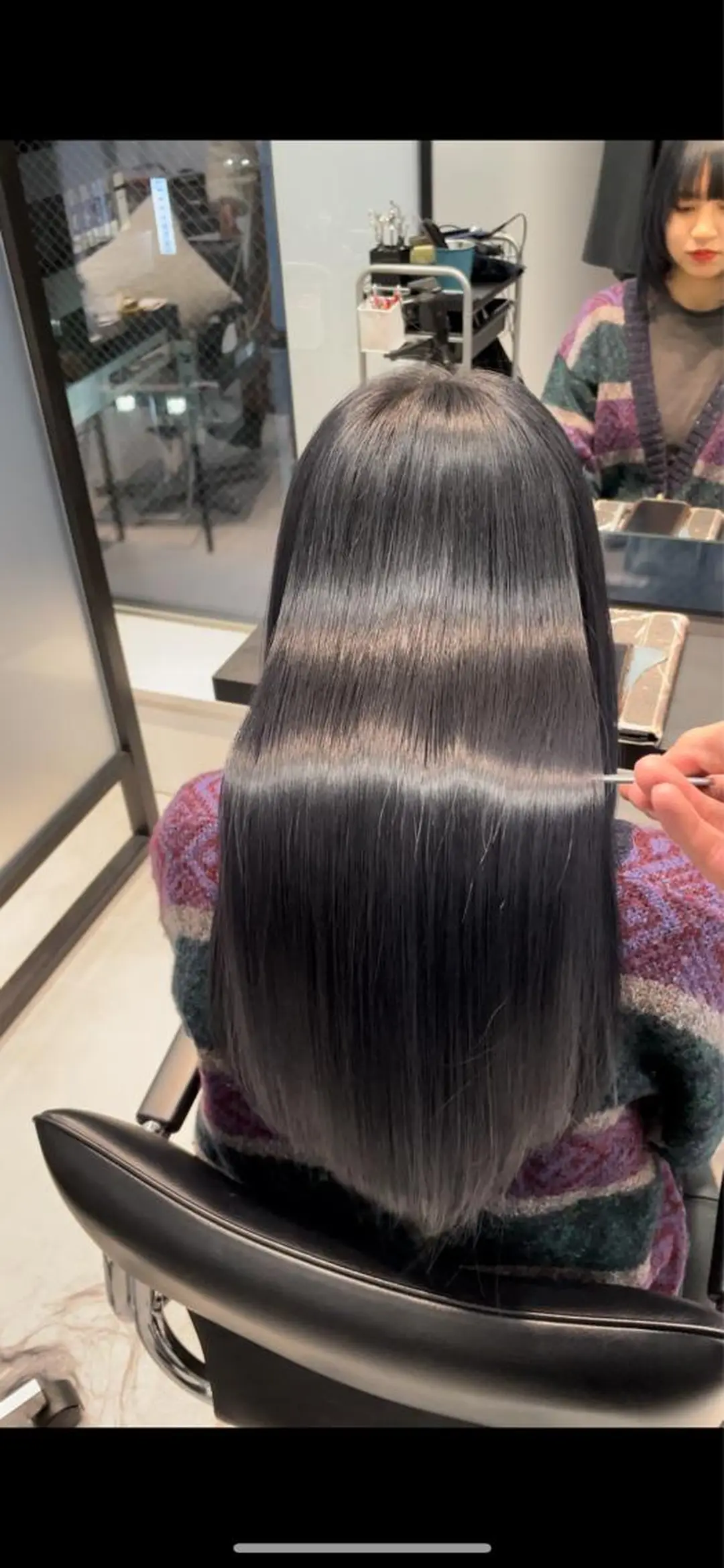 ロング カット ヘアカラー 縮毛矯正 トリートメント 乾かすだけで美髪✨ 髪質改善専門/鈴木遼のヘアスタイル