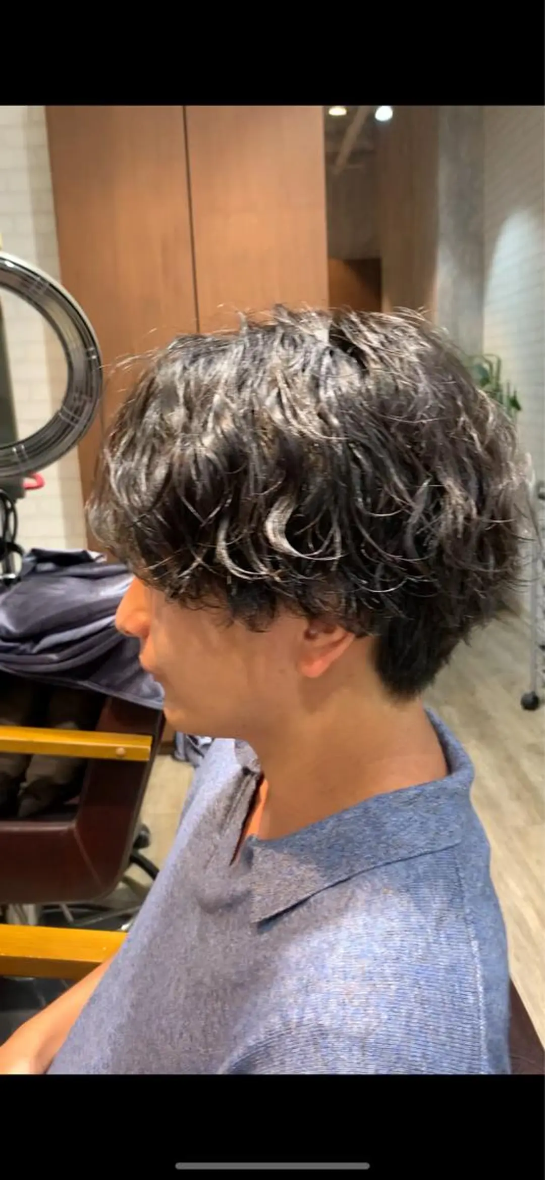 ショート メンズ メンズパーマ 波巻きパーマ Blossom大塚 ディレクター永野のヘアスタイル