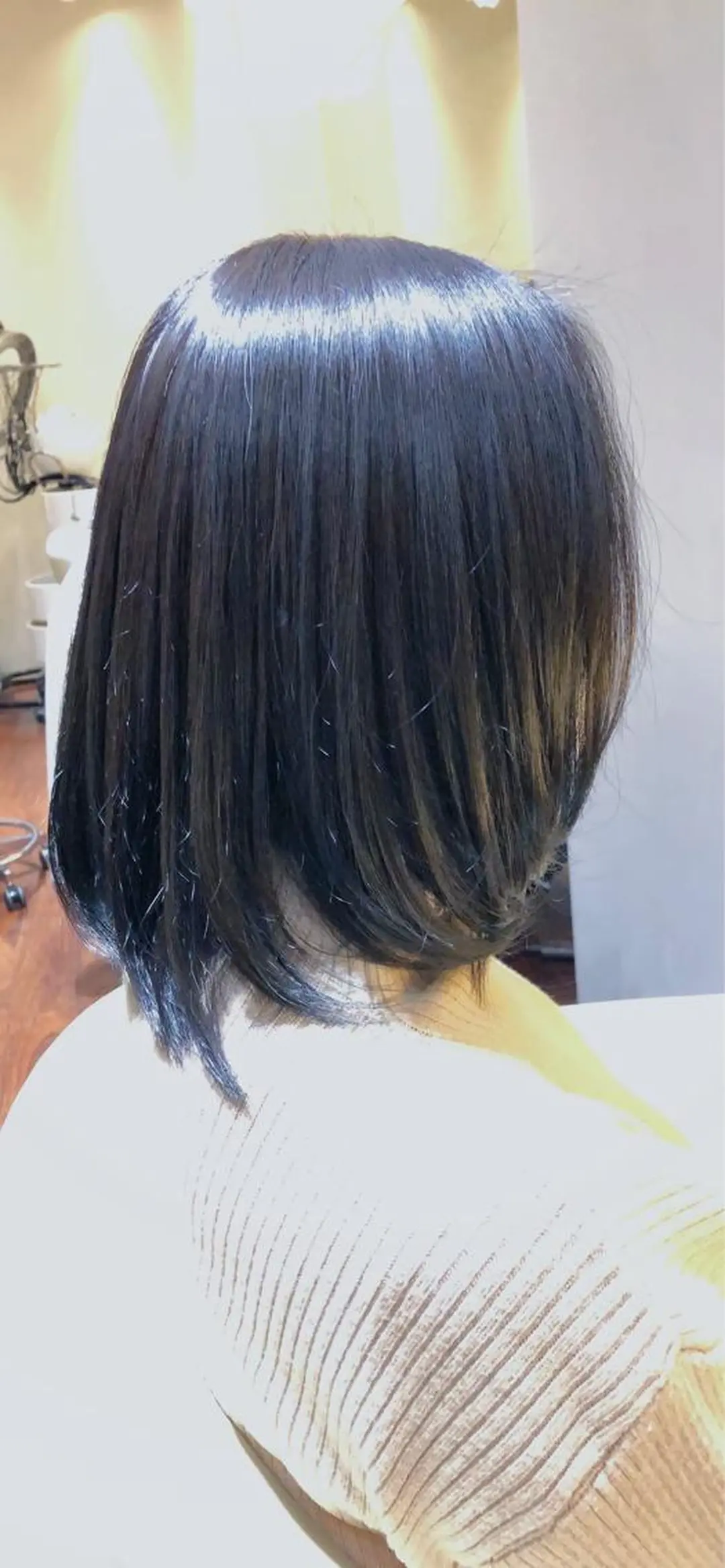 ミディアム カラー ネイビーカラー CoCooN satoshiのヘアスタイル