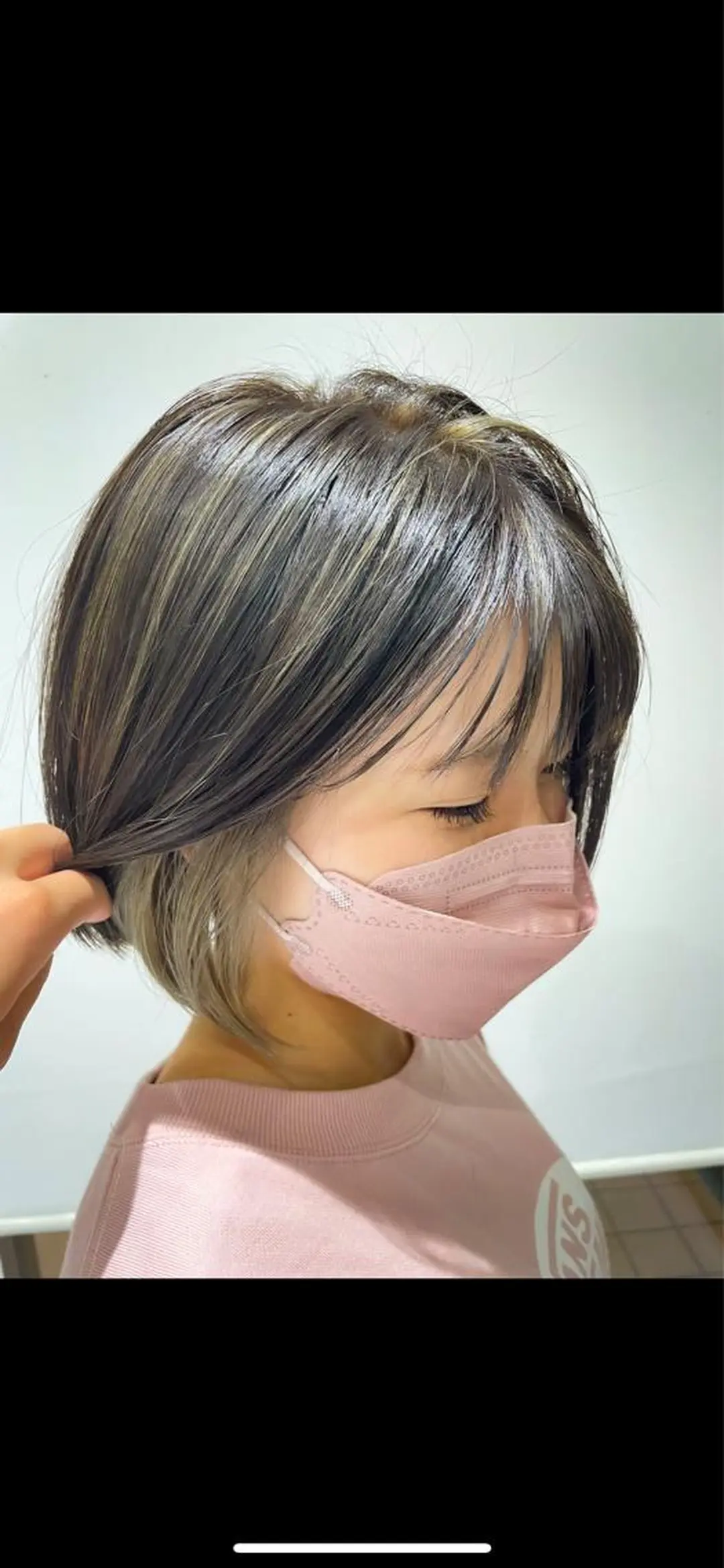 ショート カラー ハイライトカラー ハイライト 朝倉 海斗のヘアスタイル