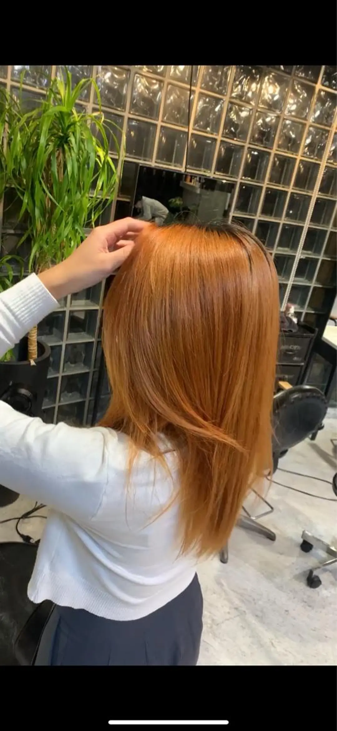 セミロング 🪐縮毛矯正／海陸 翔のヘアスタイル