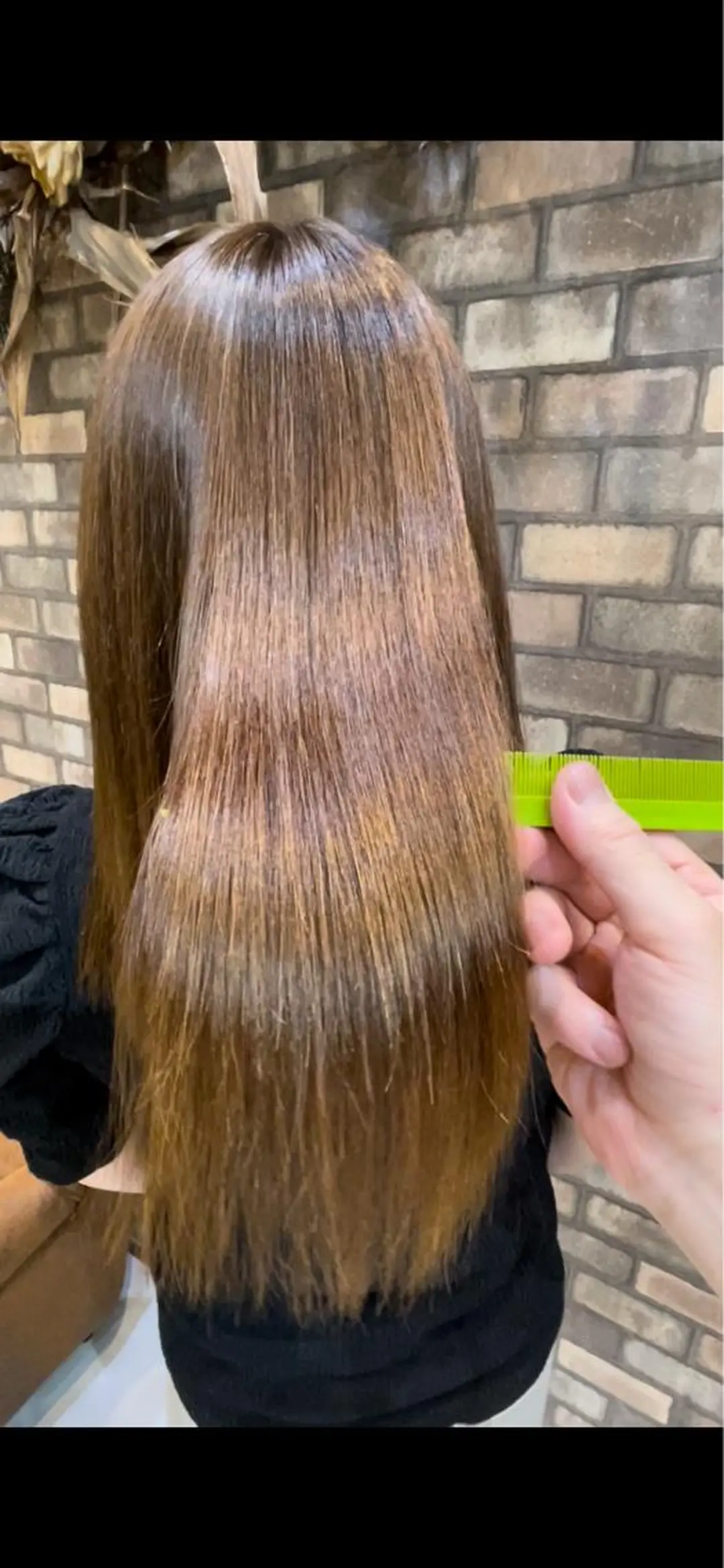 セミロング 縮毛矯正 🔷ブリーチバレイヤ ージュ🔷飯野達也のヘアスタイル