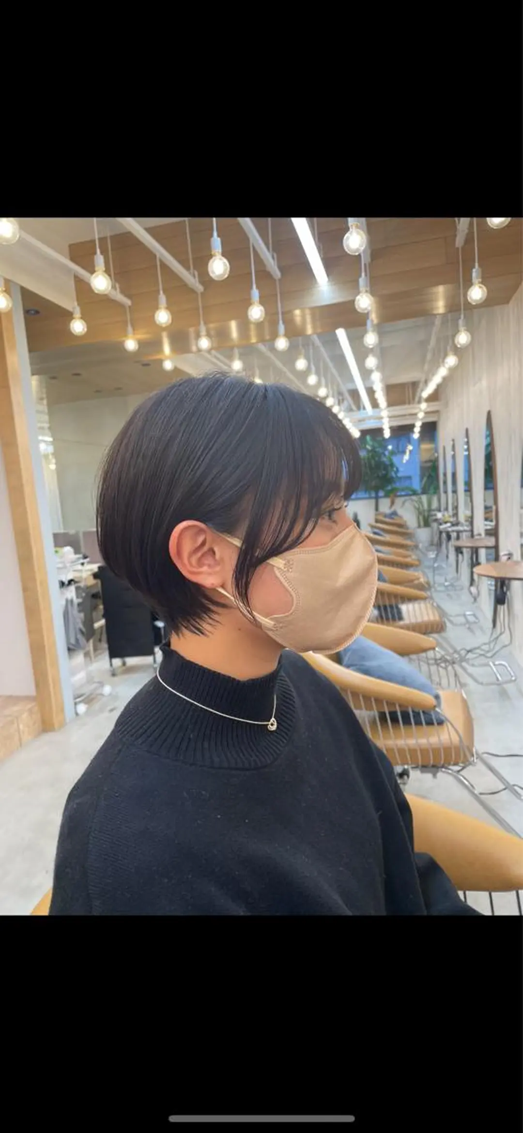 ショート カラー ハイライトカラー ハイライト 似合わせカット ショートヘア トリートメント 縮毛/レイヤー 韓国/橋口のヘアスタイル