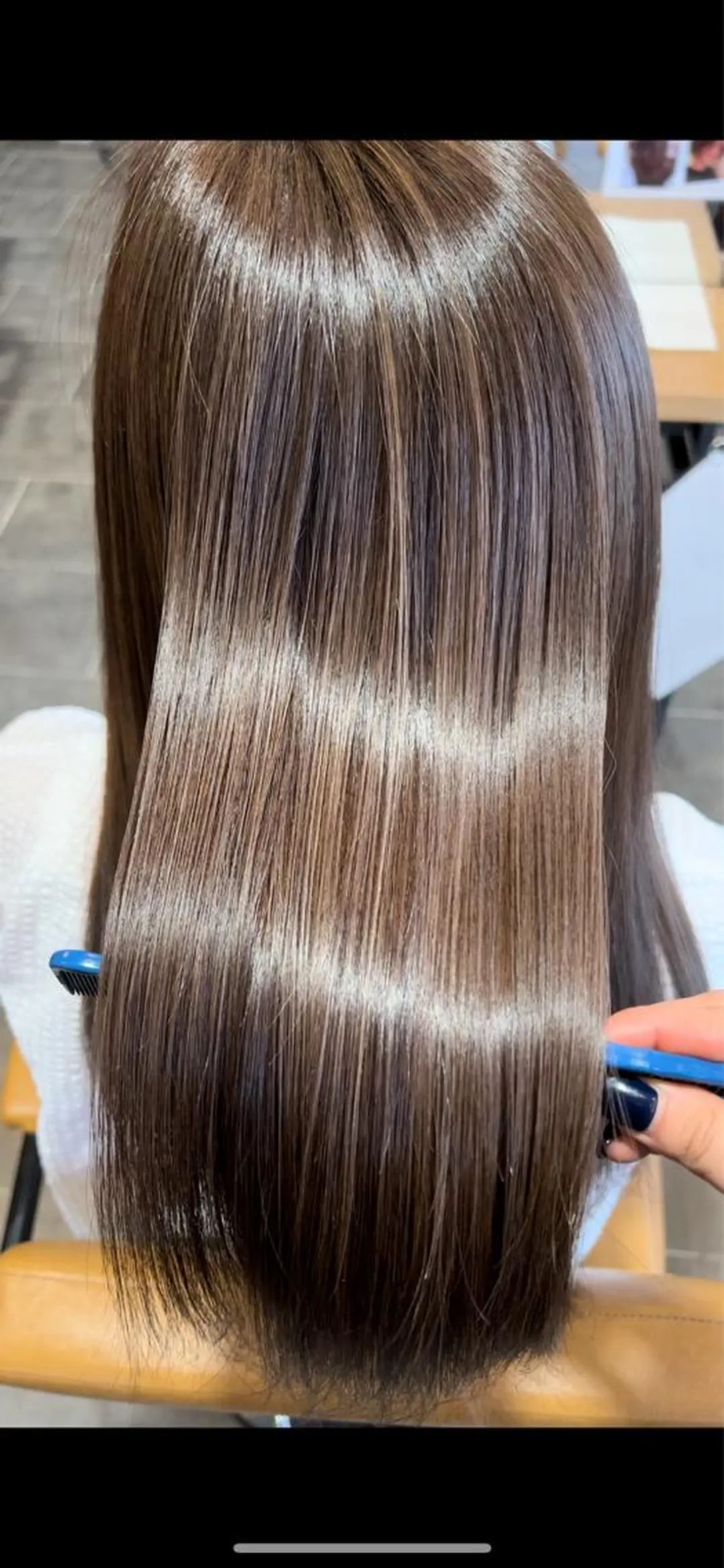 ロング カラー 石崎 真維のヘアスタイル