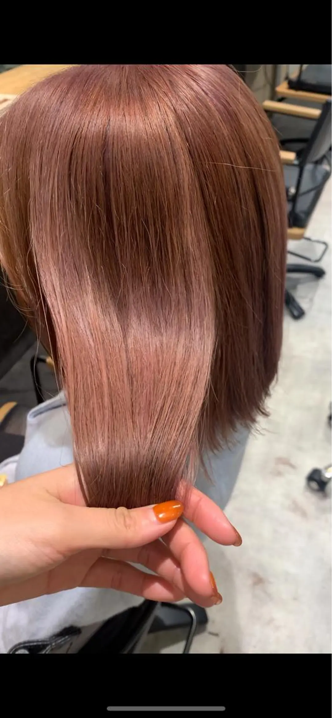 ミディアム カラー ベージュカラー ブリーチ ピンクカラー ピンクベージュ カット ヘアカラー トリートメント hub hair レイヤー/透明感のヘアスタイル