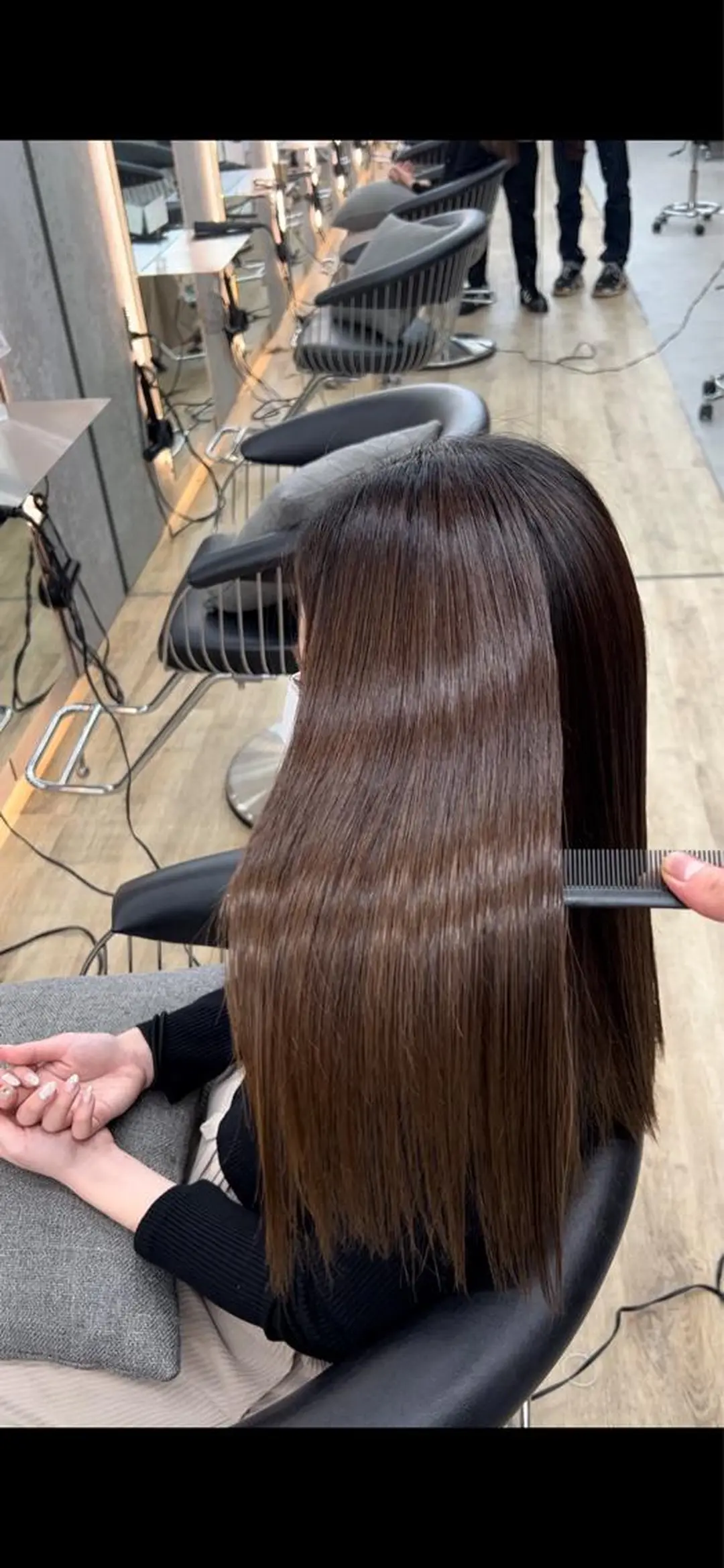 ロング ロング 縮毛矯正 メンズ/韓国レイヤー /縮毛矯正/📍爽太のヘアスタイル