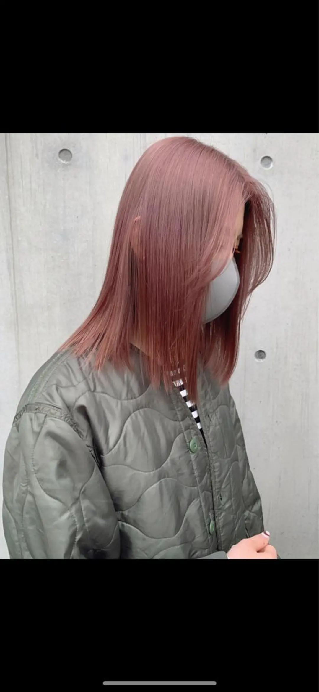 ミディアム カット ヘアカラー トリートメント HOODS hair salon所属・透明感カラー🌿ボブ ✨飛田 ケイのヘアスタイル