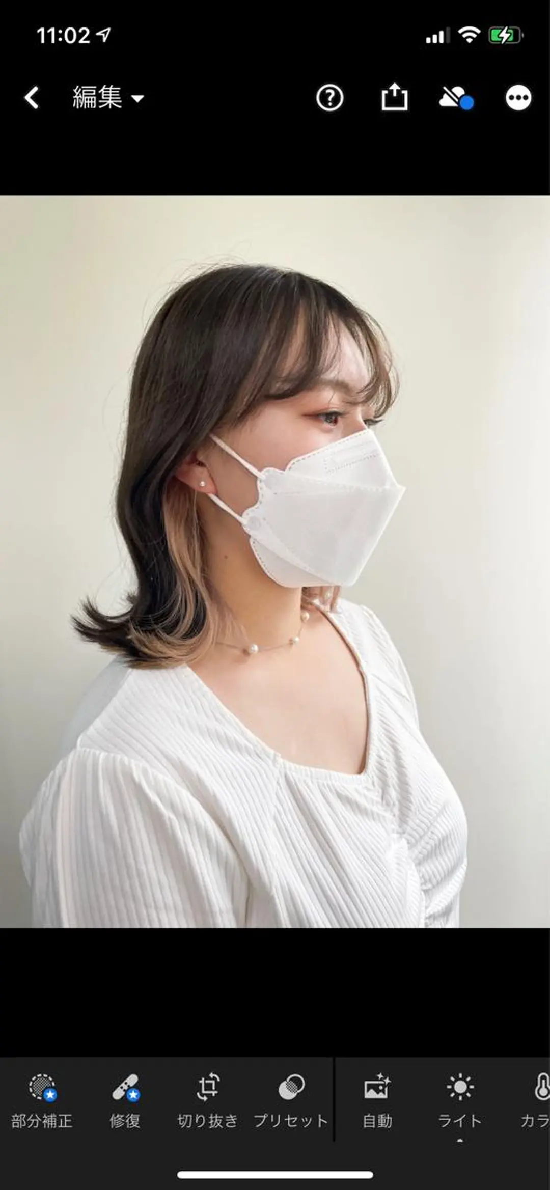 セミロング ワンホンレイヤー 福岡天神RAIRAのヘアスタイル